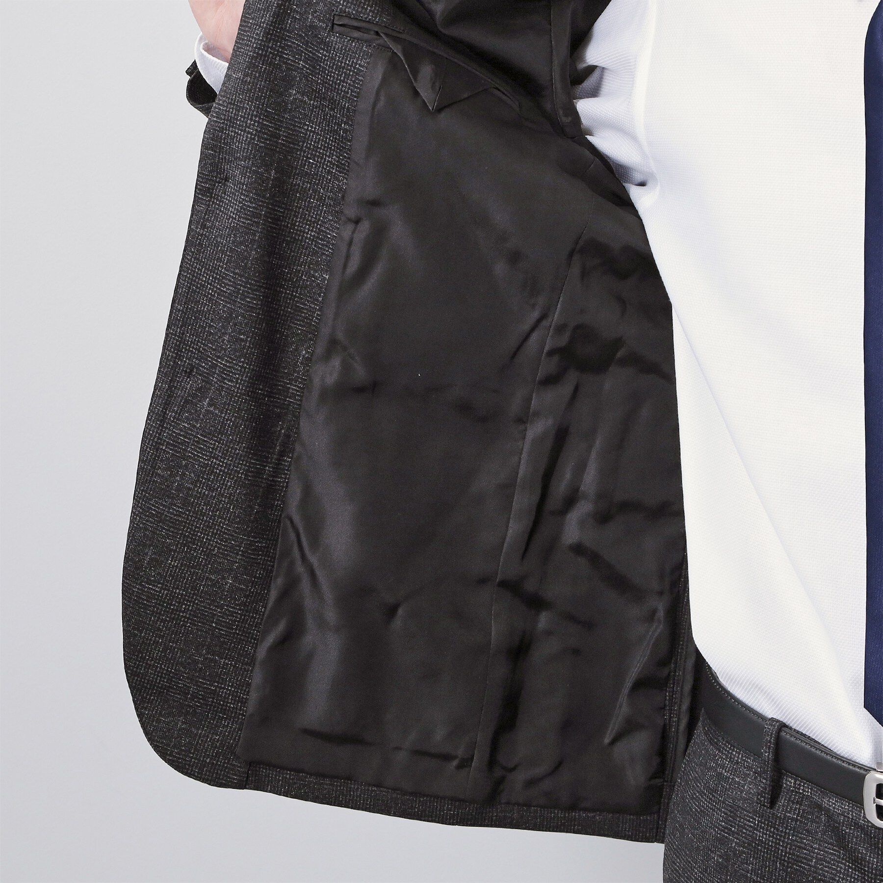 THE SHOP TK「【動きやすい、快適ビジネスジャケット】TRジャージ ジャケット　セットアップ可/洗濯機OK/ストレッ」|テーラードジャケット|