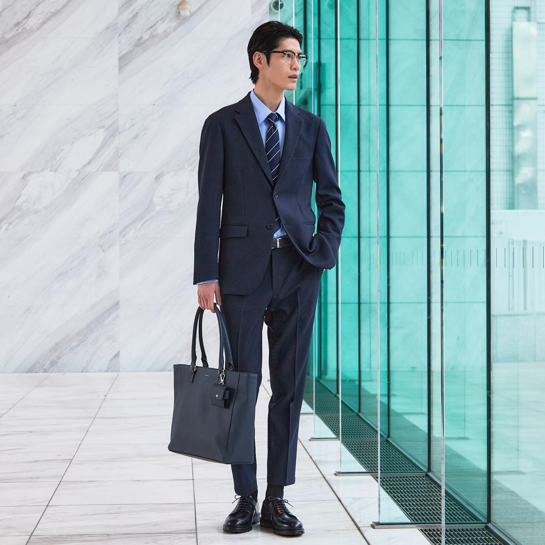 THE SHOP TK「【動きやすい、快適ビジネスジャケット】TRジャージ ジャケット　セットアップ可/洗濯機OK/ストレッ」|テーラードジャケット|