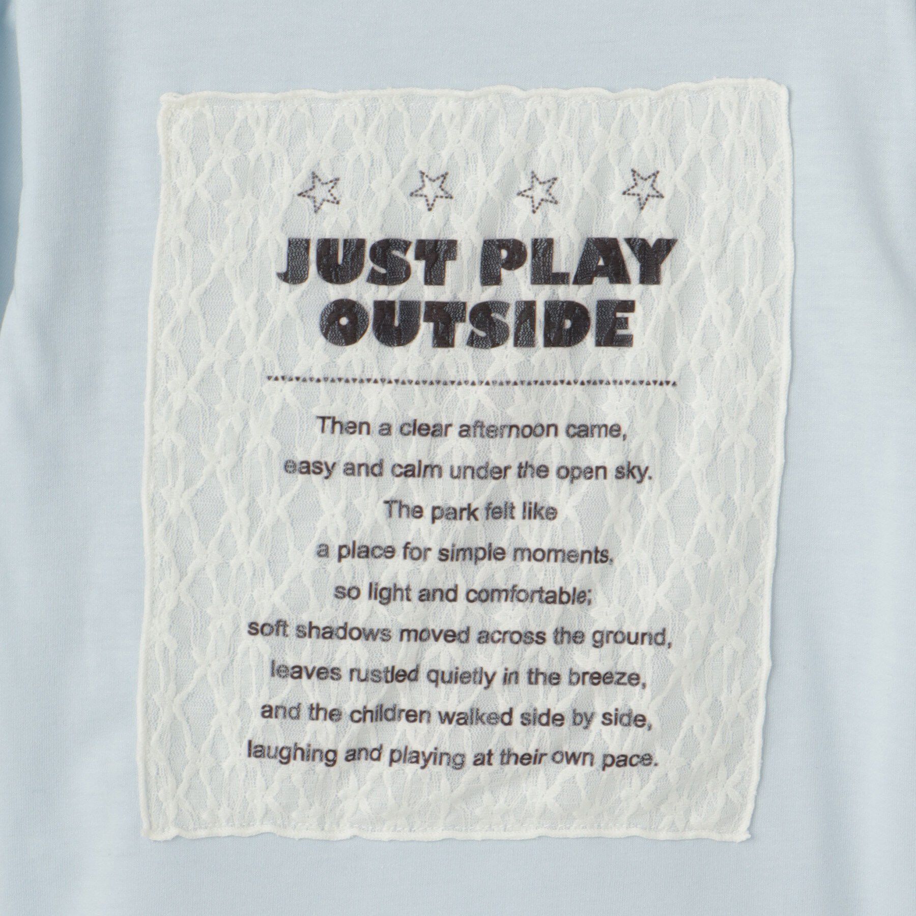 THE SHOP TK「【110-160】袖レイヤード長袖Teeレースアップリケ」|Tシャツ・カットソー|