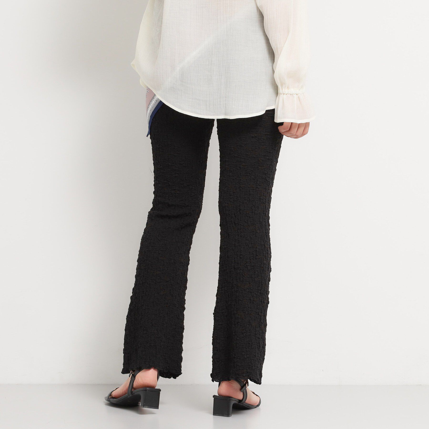 THE SHOP TK「ポコポコシャーリングフレアパンツ」|その他|