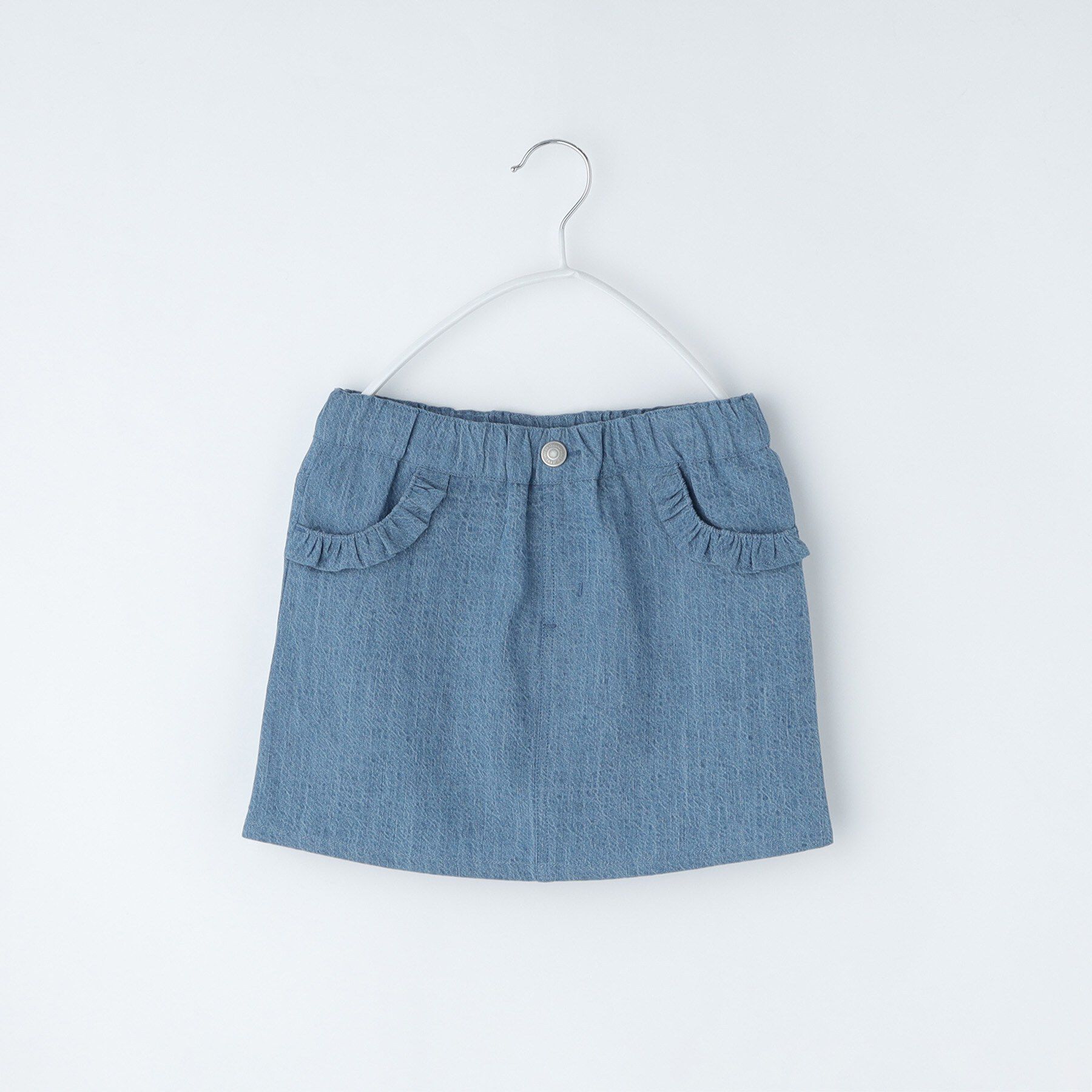 THE SHOP TK「インナー付き デニム ミニスカート」|スカート|