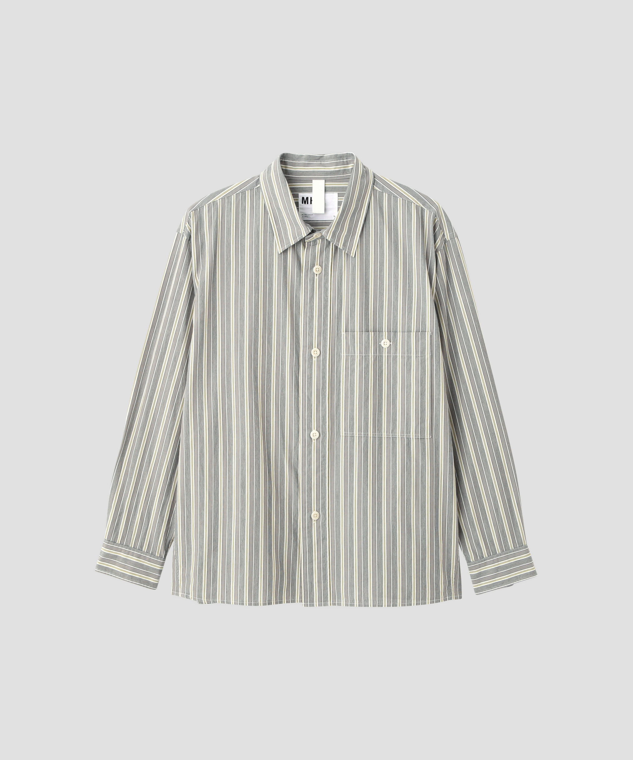MHL.「PYJAMA STRIPE COTTON SHIRT」|シャツ・ブラウス|
