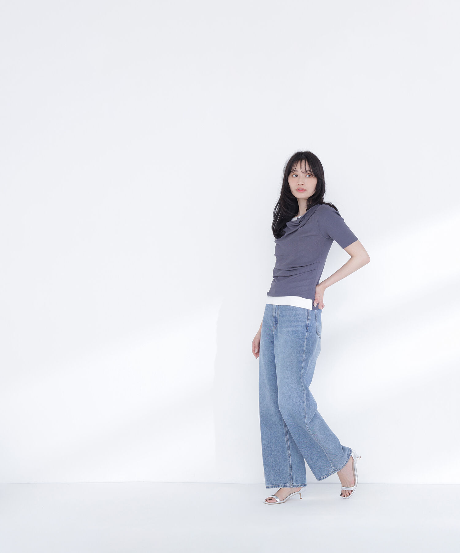  「ワイドストレートデニムパンツ」|その他|