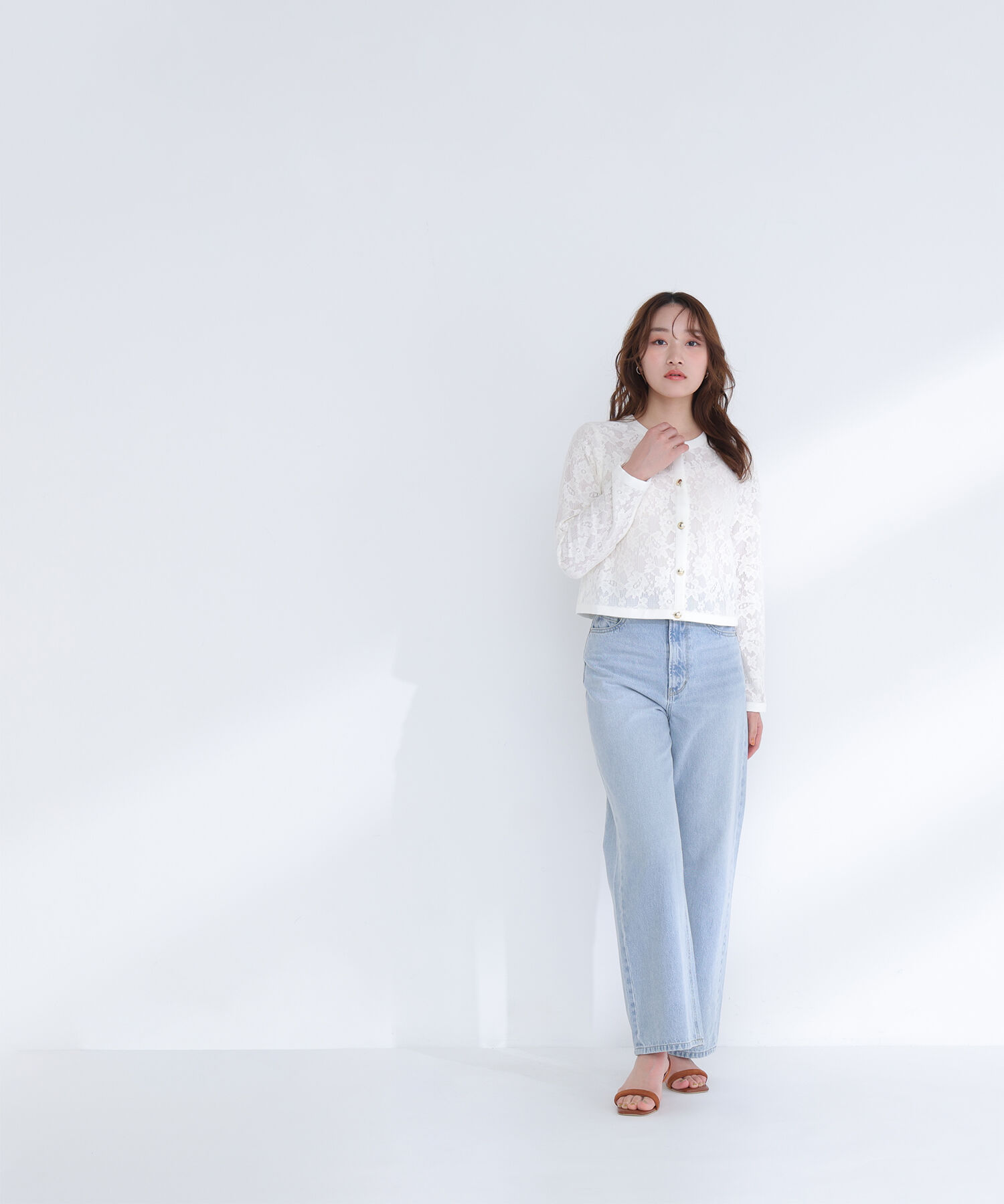  「ワイドストレートデニムパンツ」|その他|