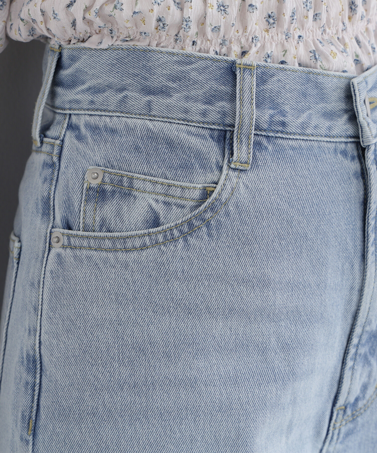  「ワイドストレートデニムパンツ」|その他|