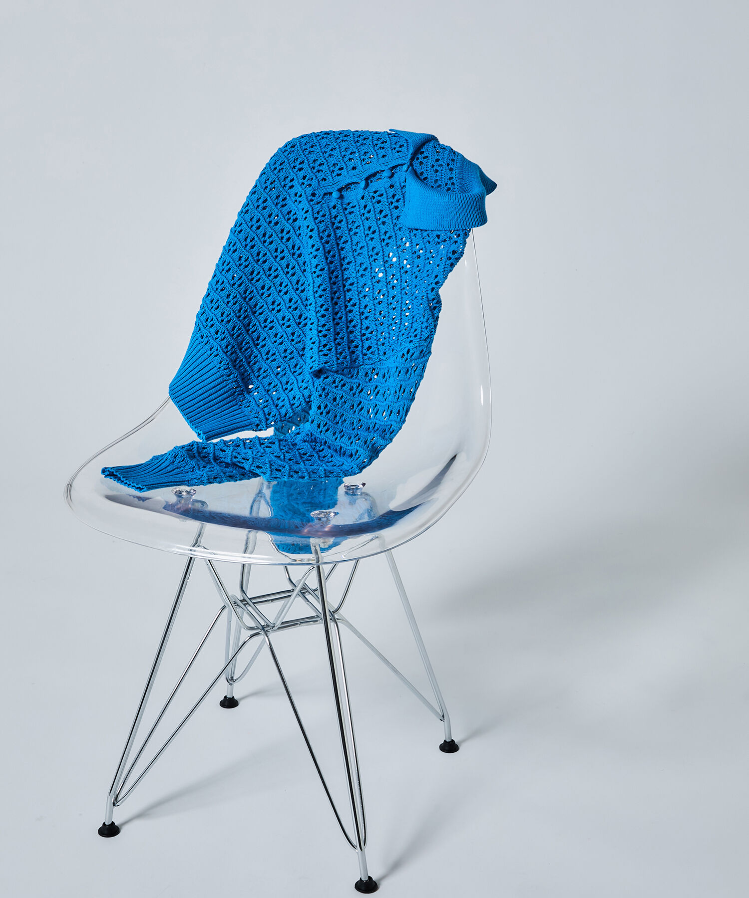  「〈N.〉透かし編みポロニット」|ニット・セーター|