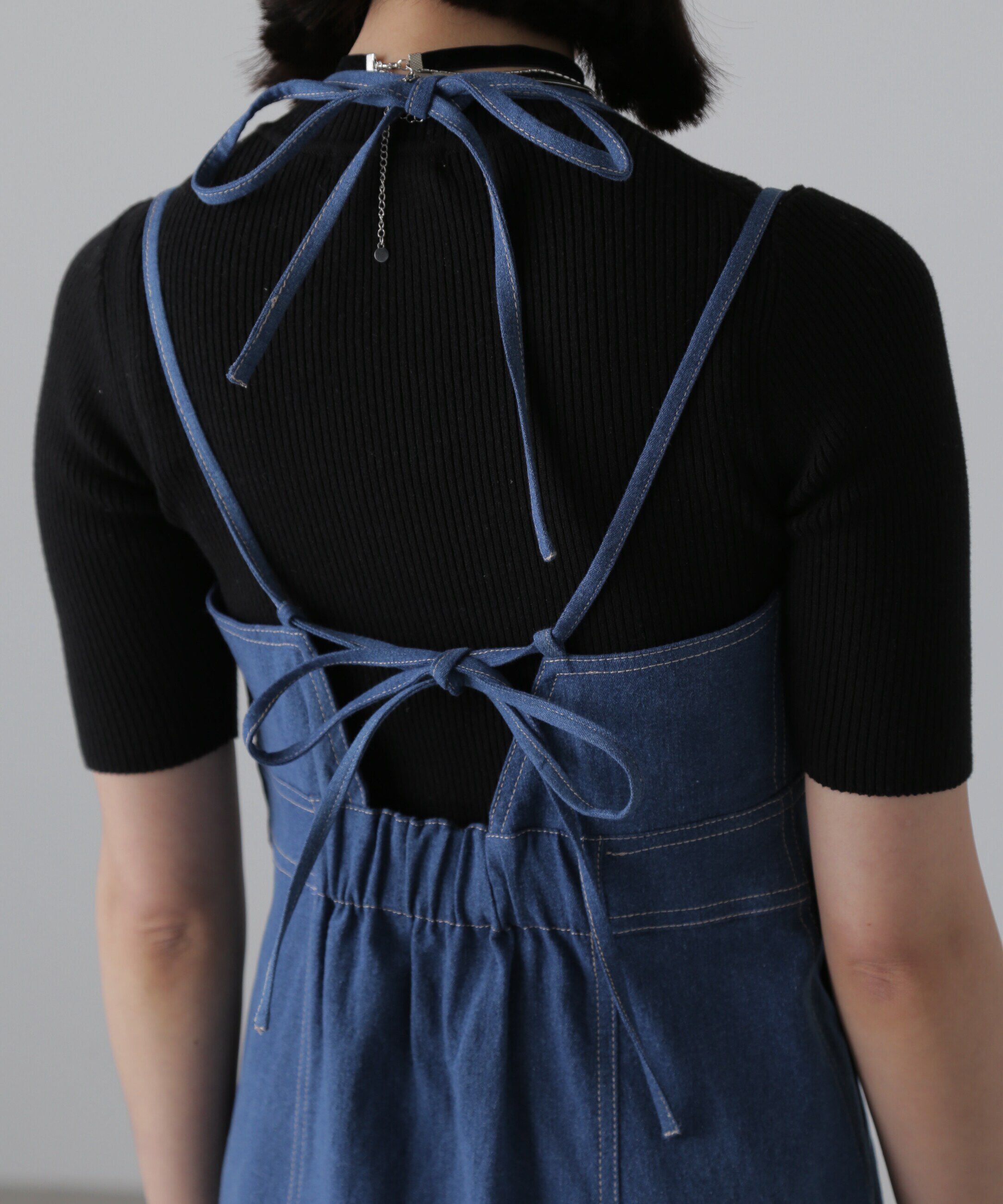  「ライトオンスデニムマーメイドキャミワンピース」|ワンピース|