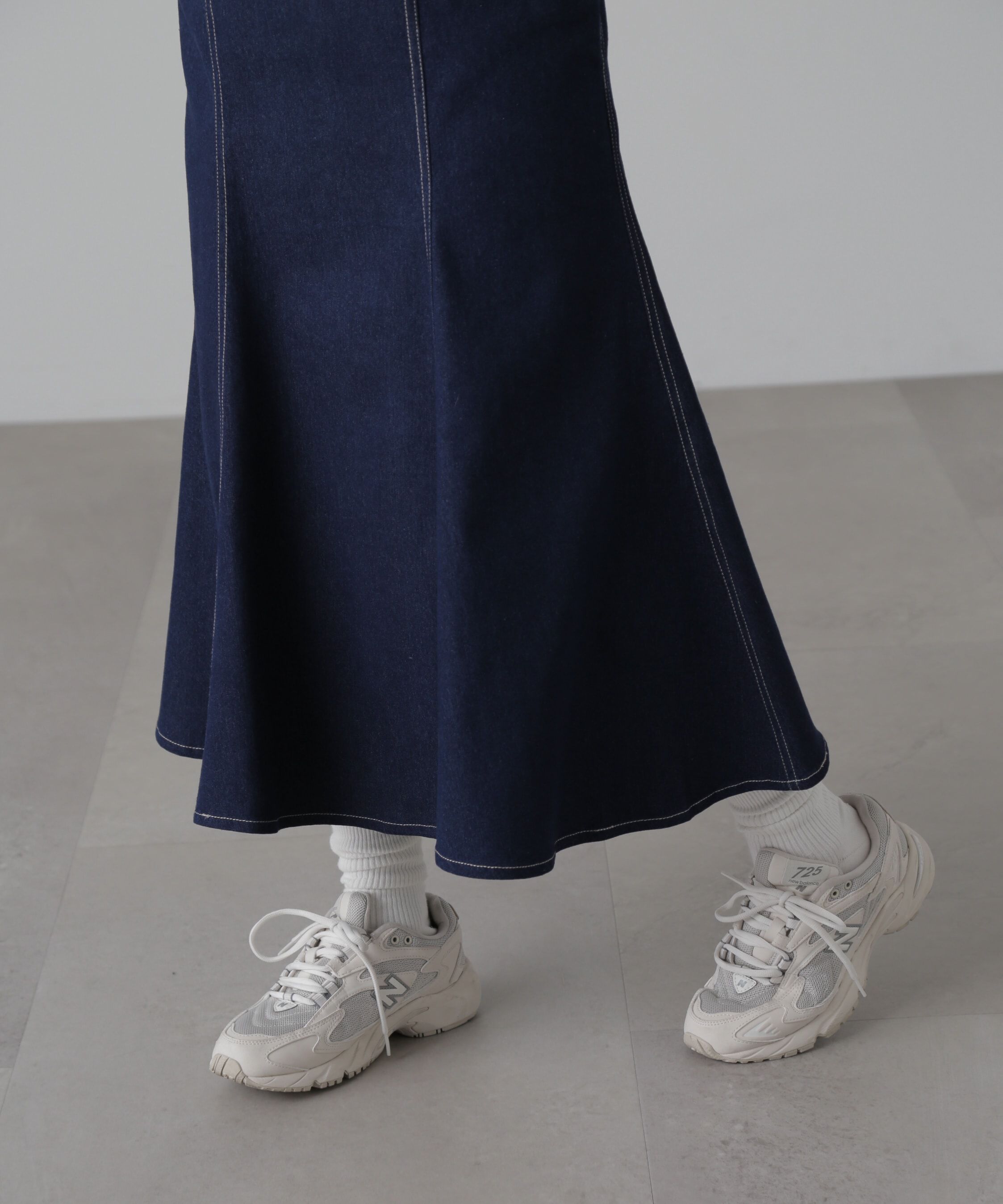  「ライトオンスデニムマーメイドキャミワンピース」|ワンピース|