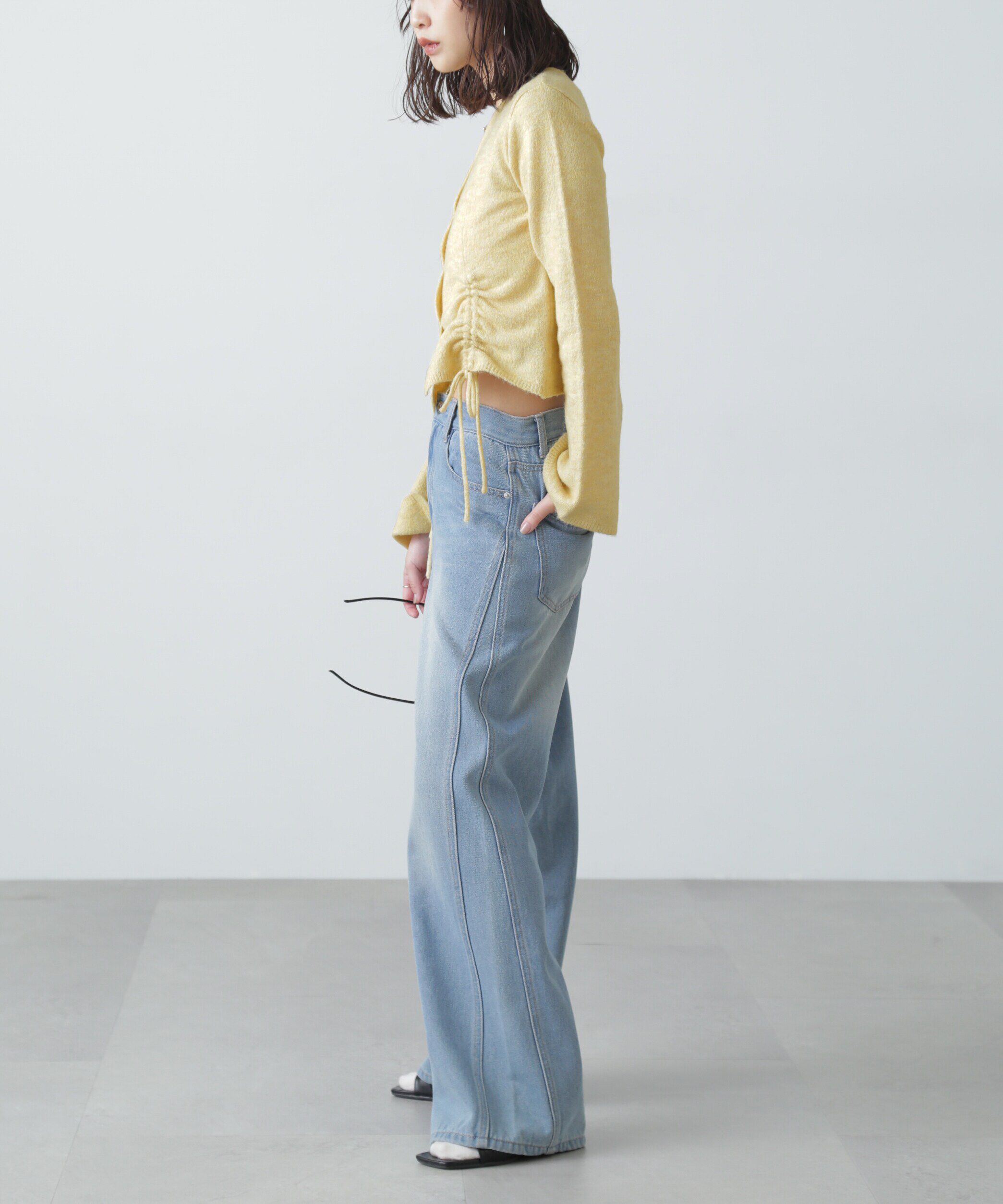  「ドロストクルーネックニット」|ニット・セーター|