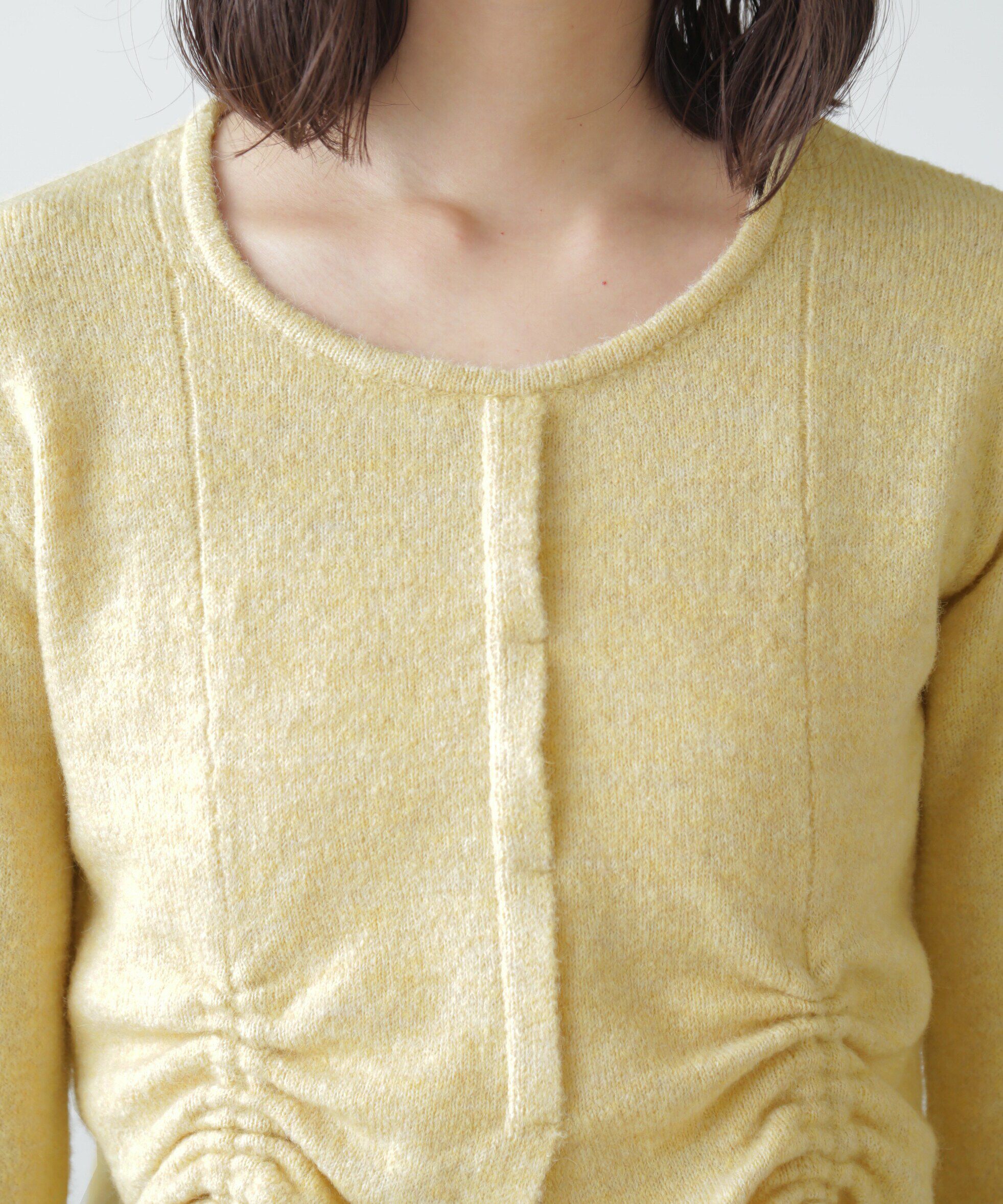  「ドロストクルーネックニット」|ニット・セーター|