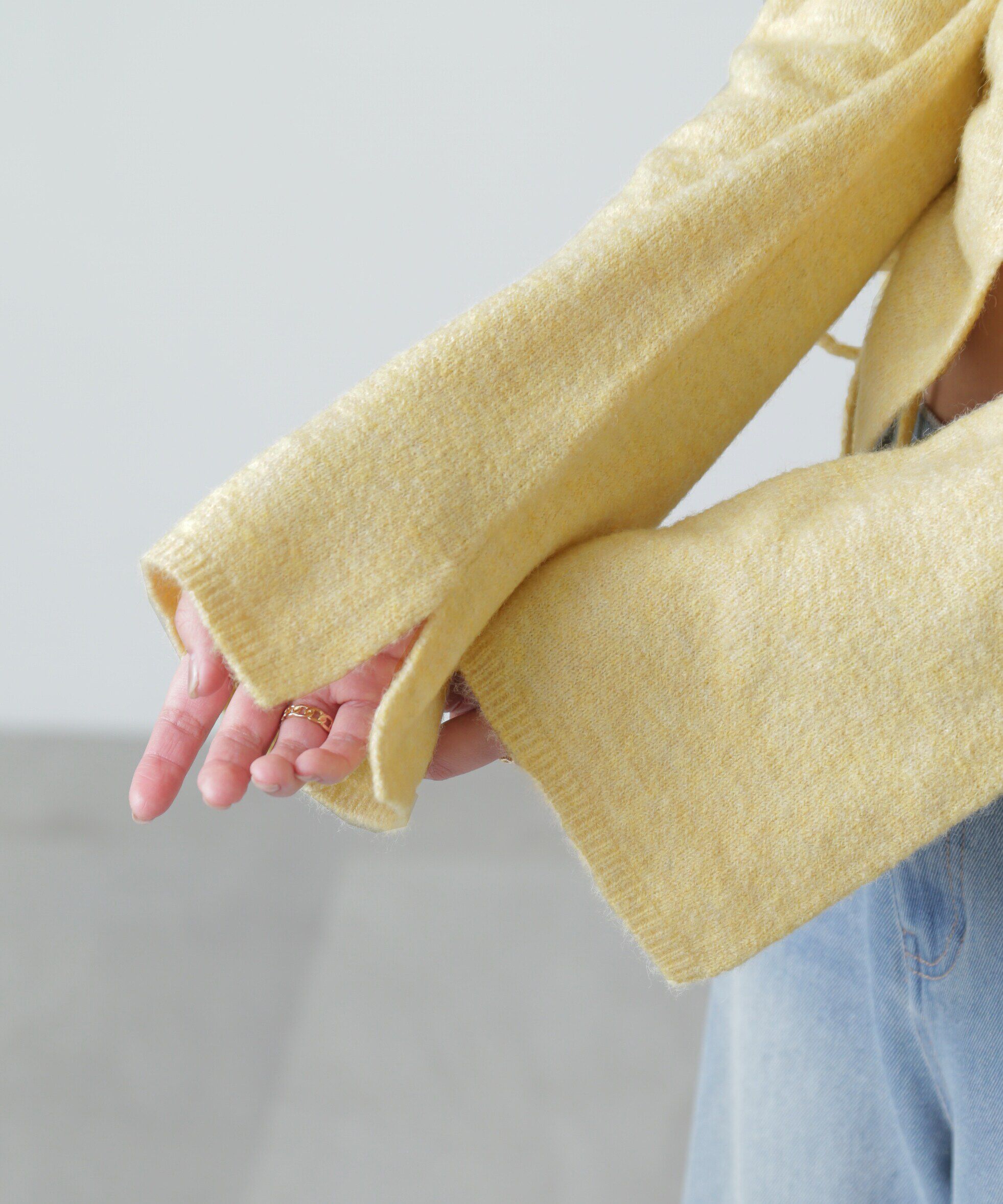  「ドロストクルーネックニット」|ニット・セーター|