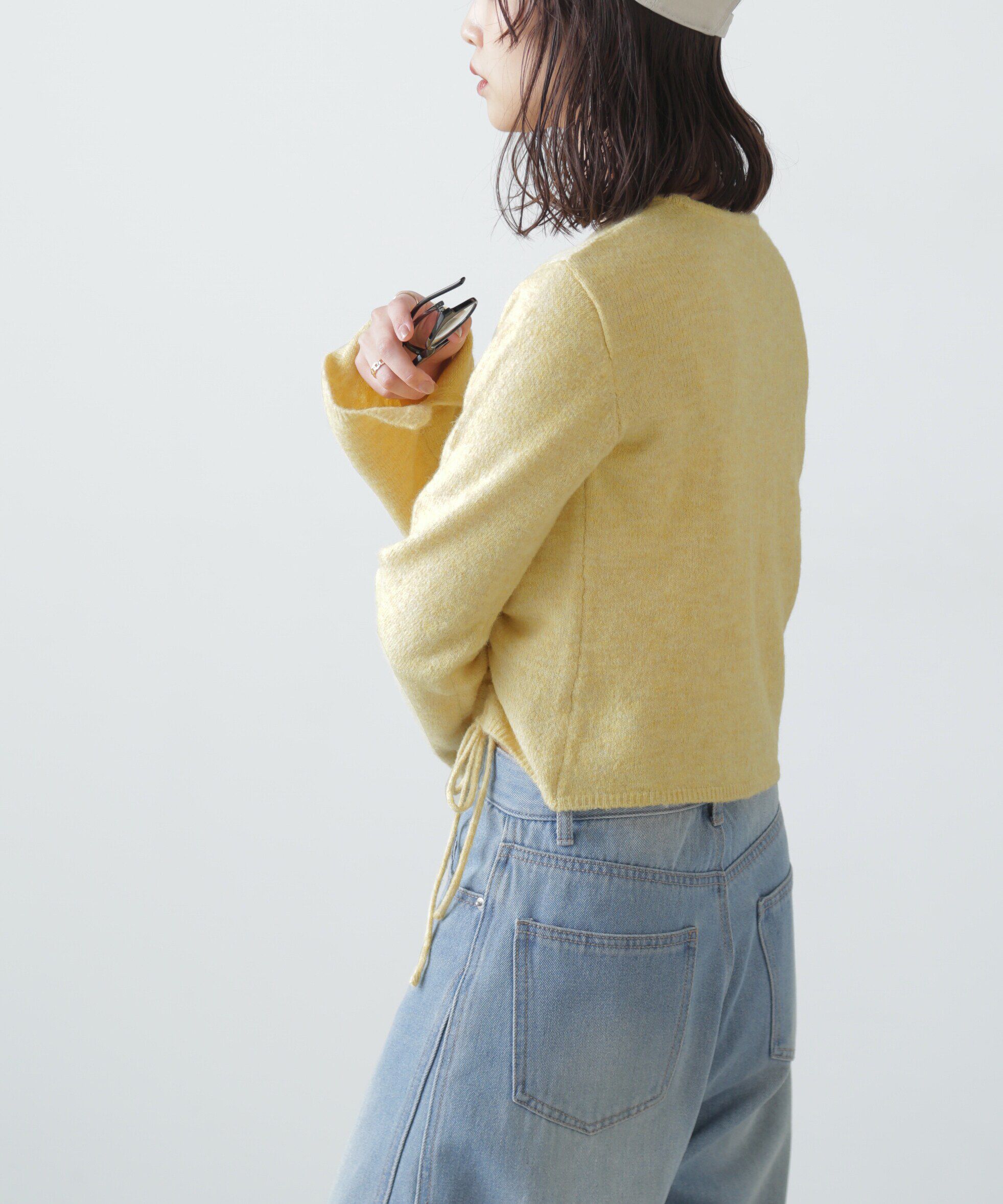  「ドロストクルーネックニット」|ニット・セーター|