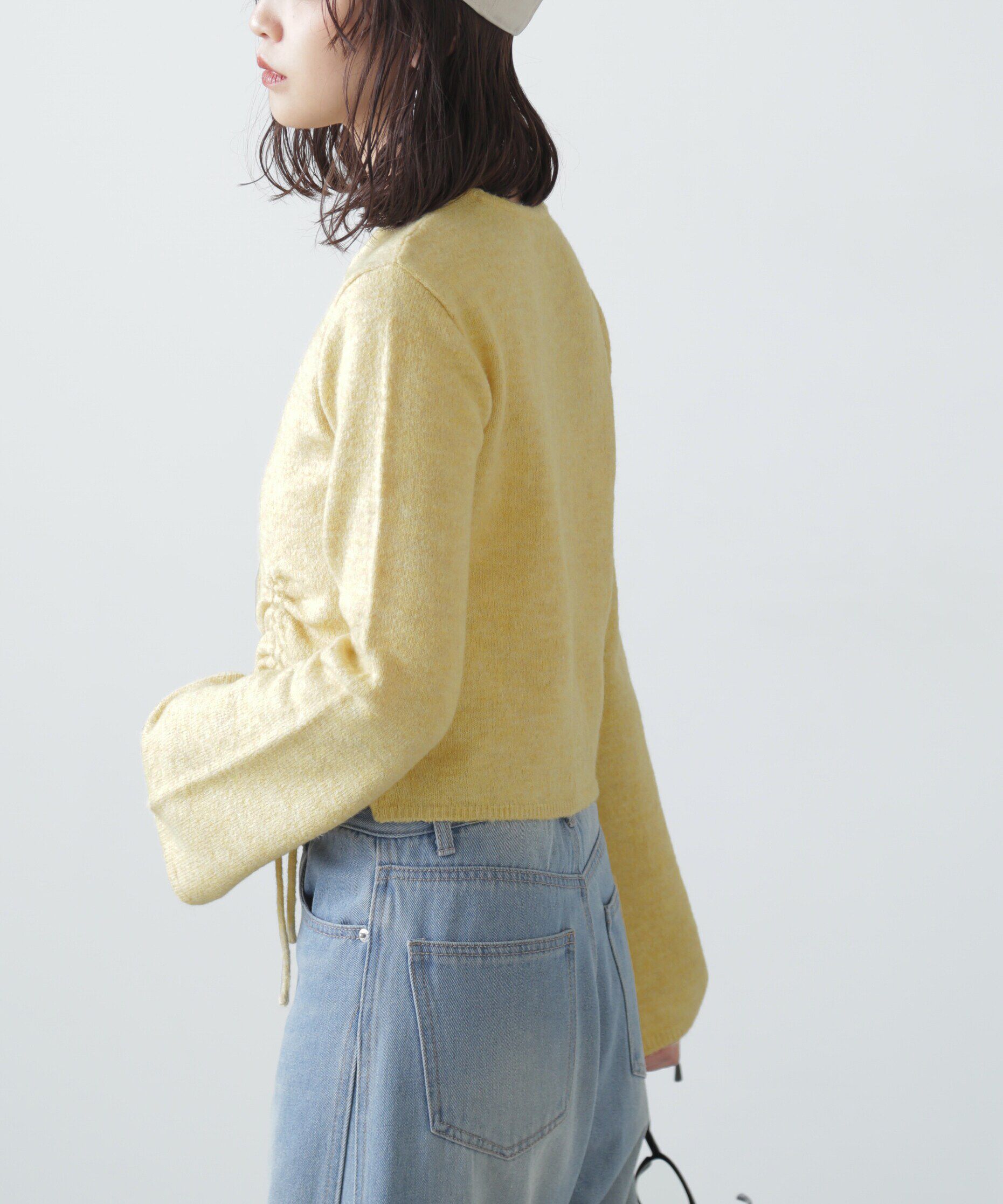  「ドロストクルーネックニット」|ニット・セーター|