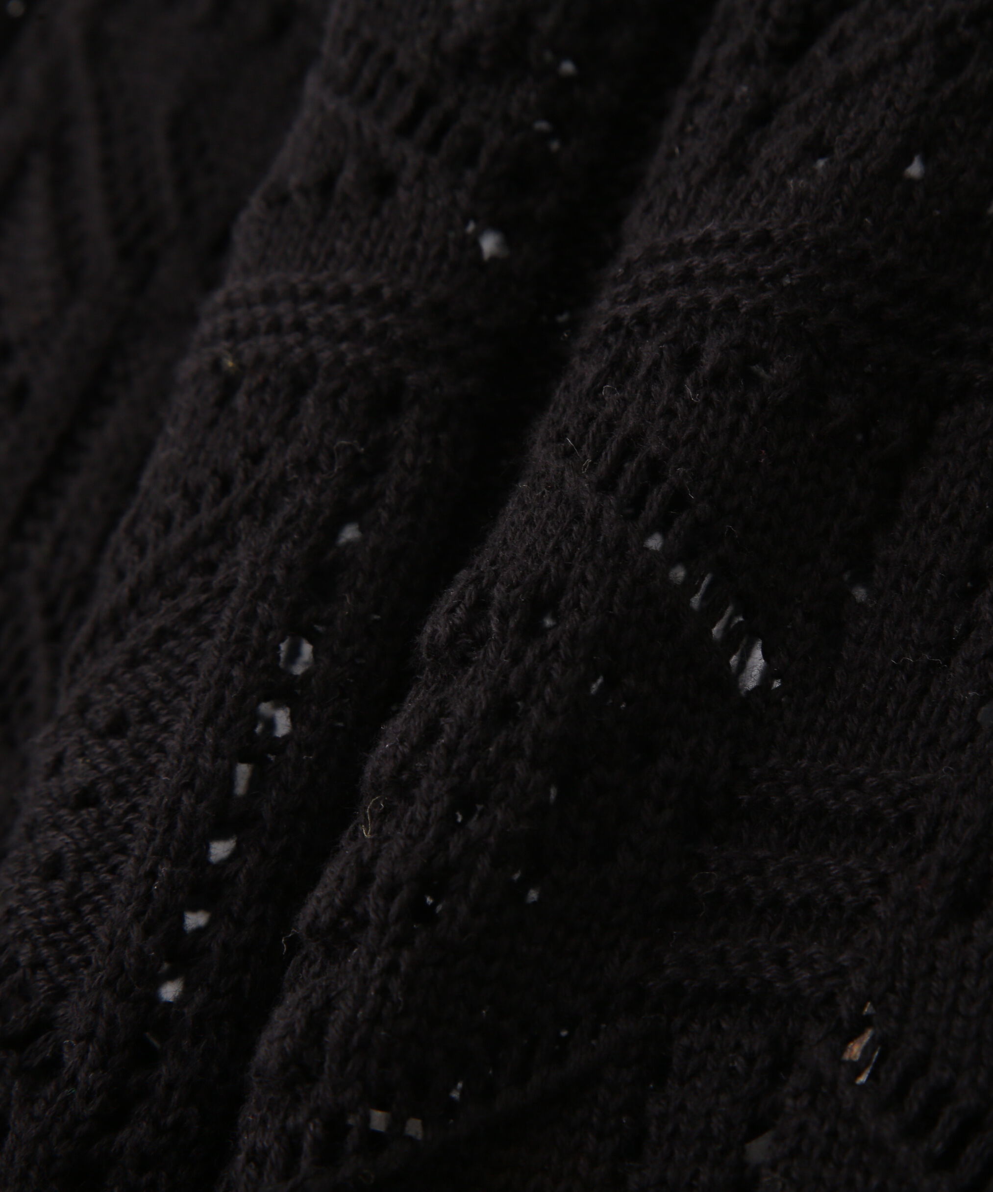  「透かし編みクロップドニットカーディガン」|ニット・セーター|