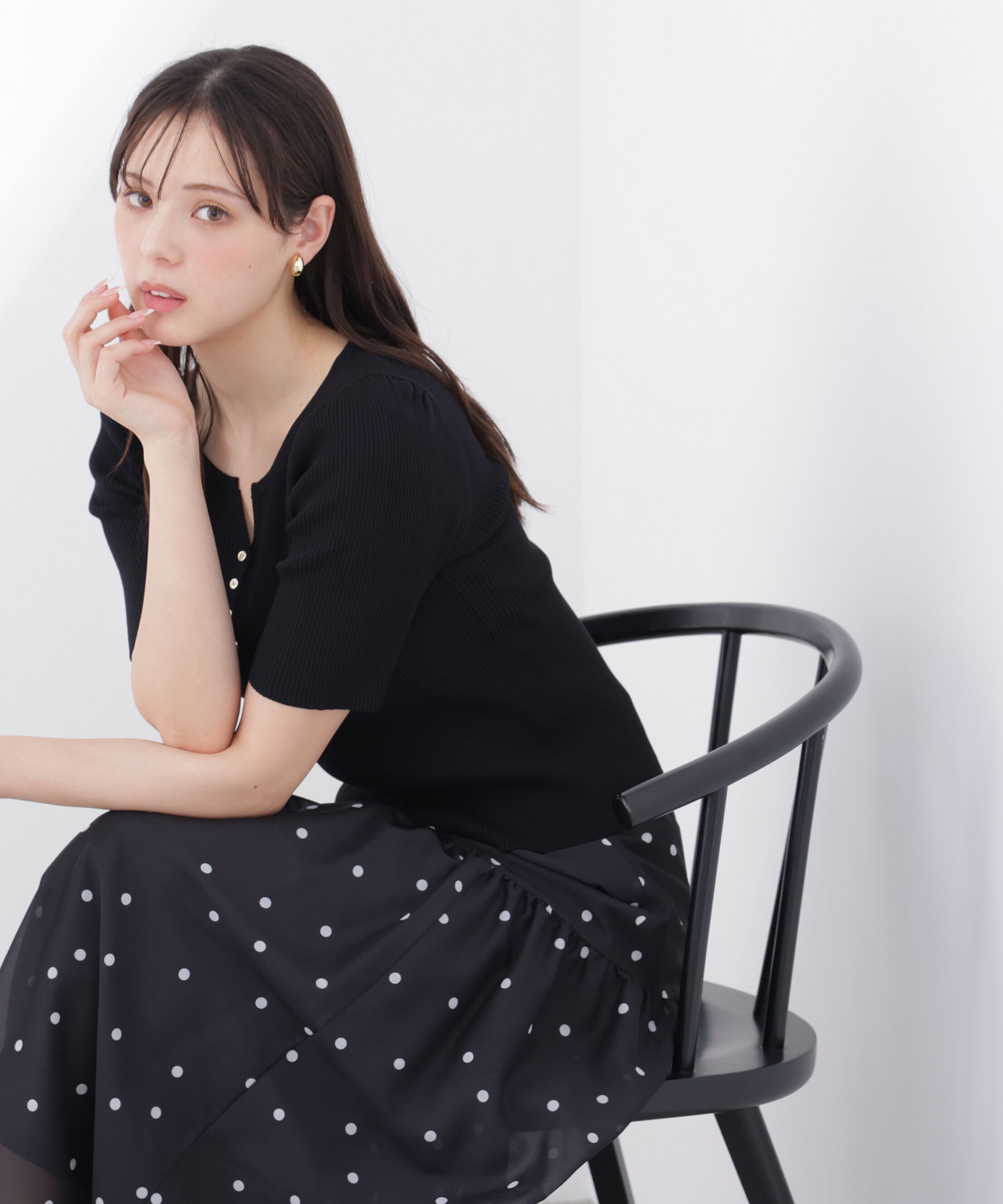 PROPORTION BODY DRESSING「ヘンリーネックニット 26SS」|ニット・セーター|