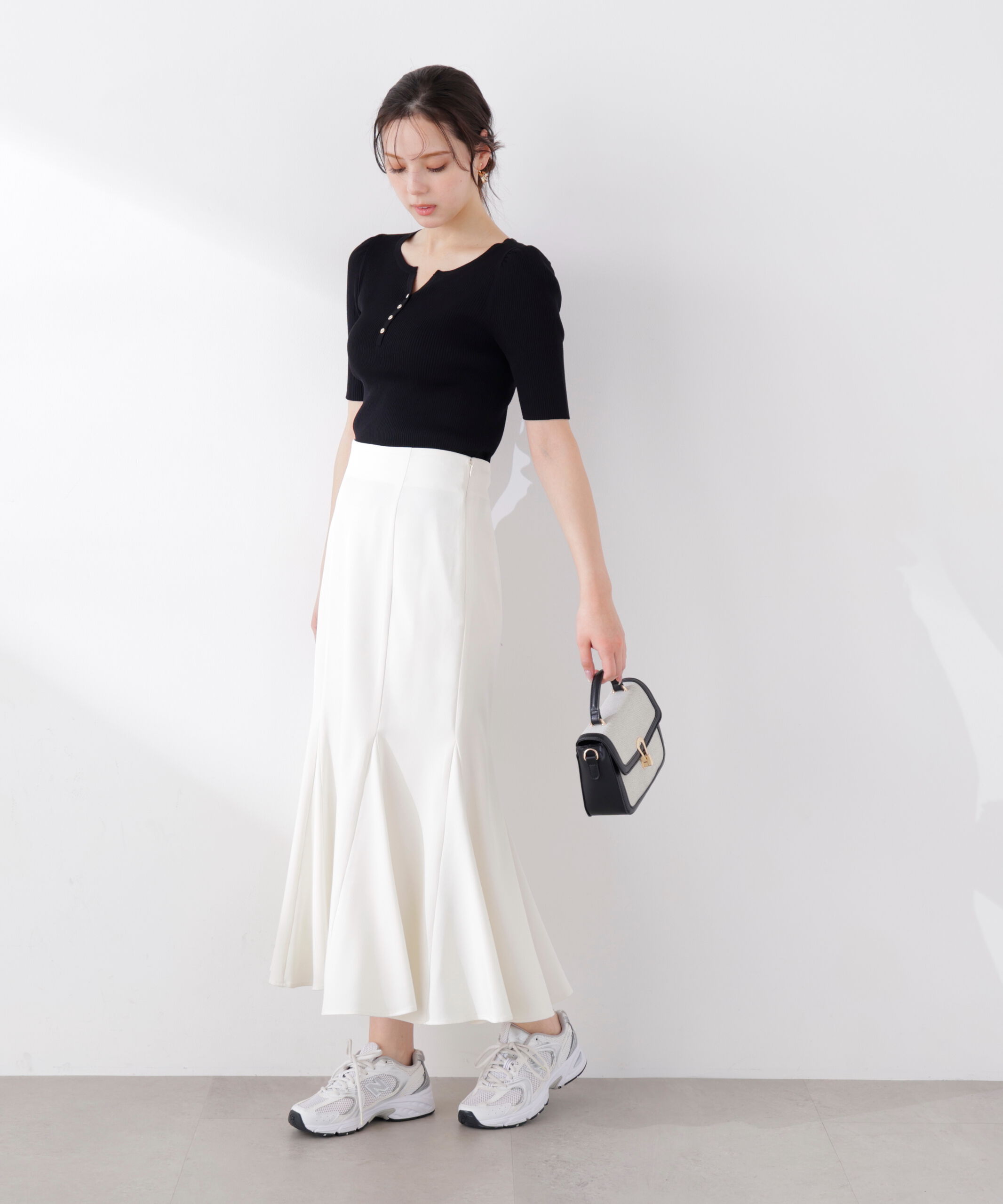 PROPORTION BODY DRESSING「ヘンリーネックニット 26SS」|ニット・セーター|