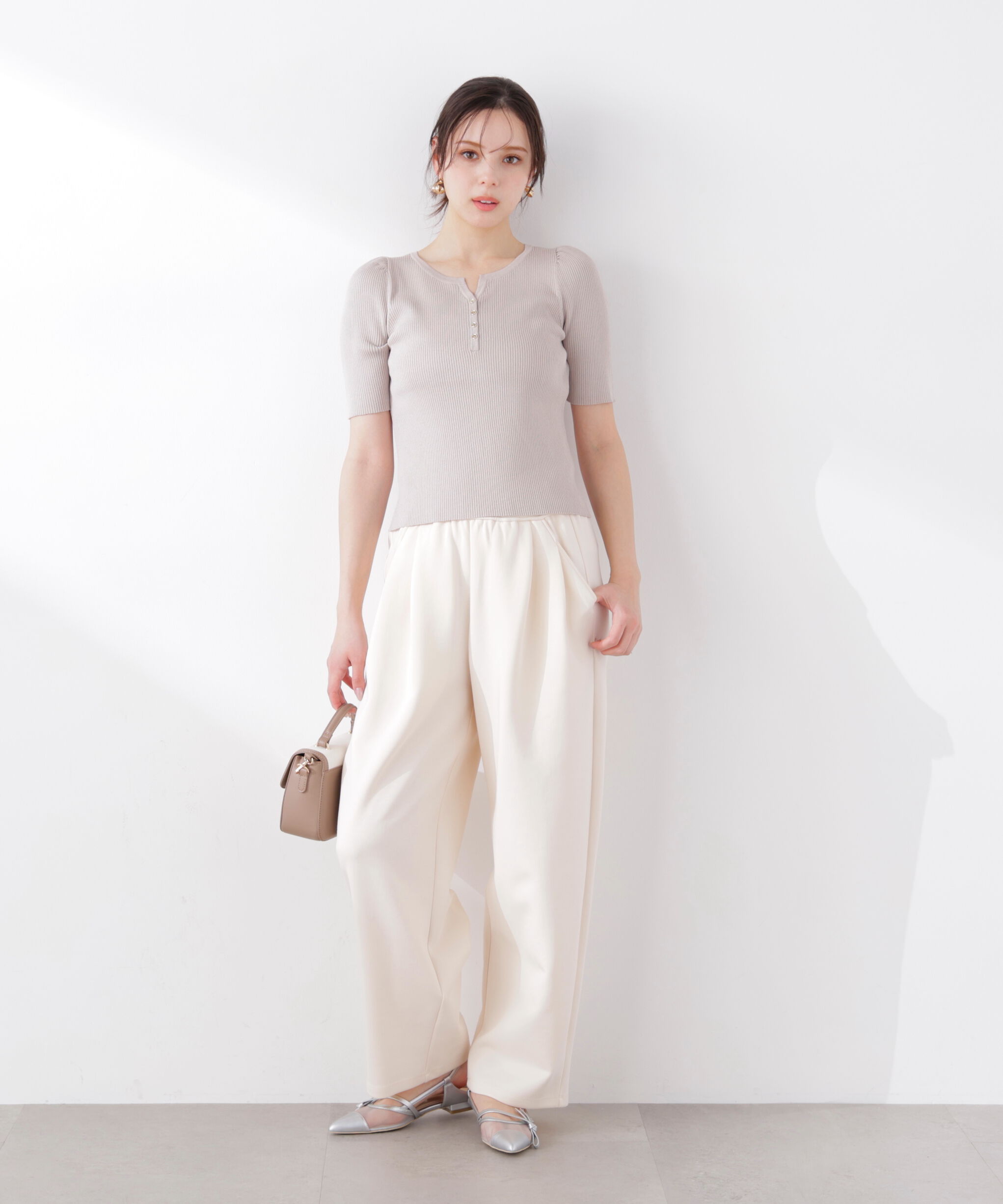 PROPORTION BODY DRESSING「ヘンリーネックニット 26SS」|ニット・セーター|