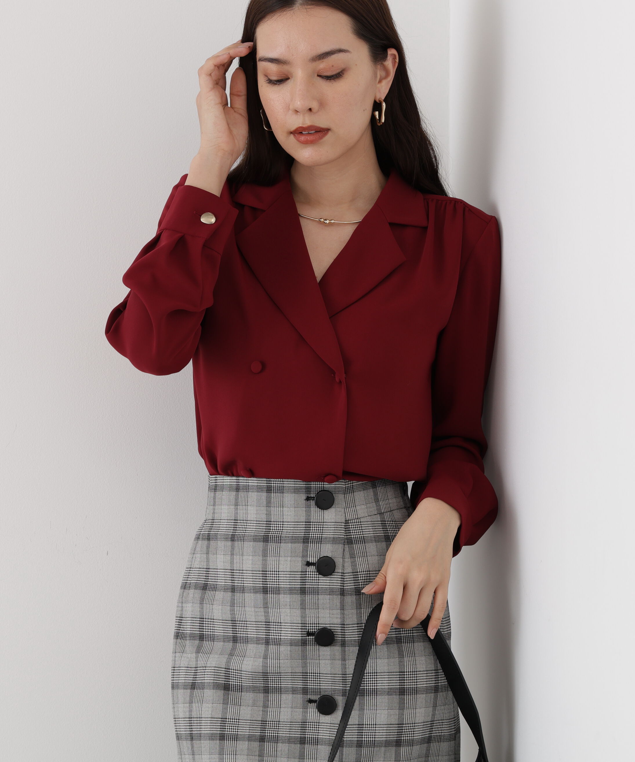  「◆ダブルブレストブラウス」|シャツ・ブラウス|