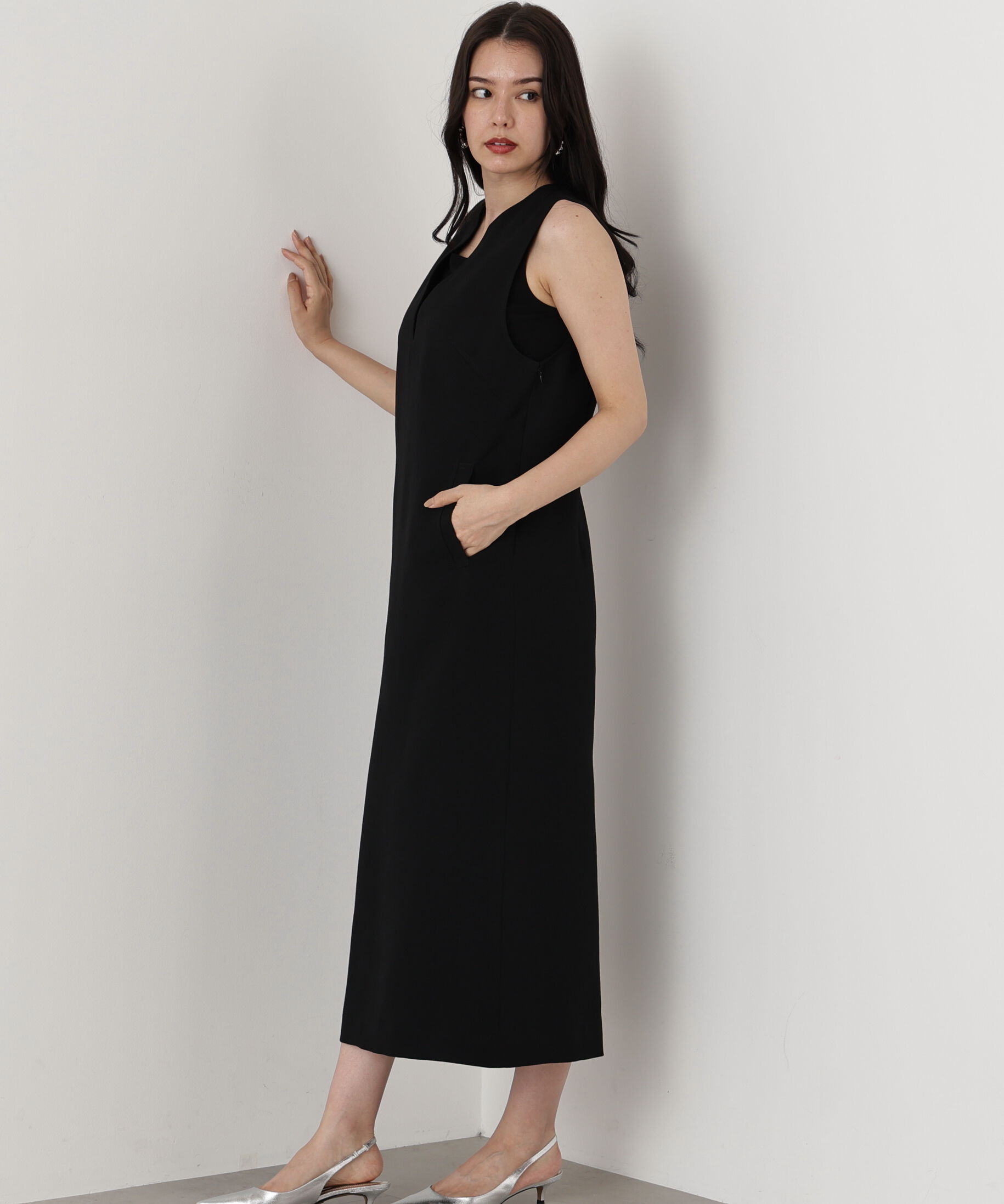  「◆キーネックジャンパースカート」|ワンピース|