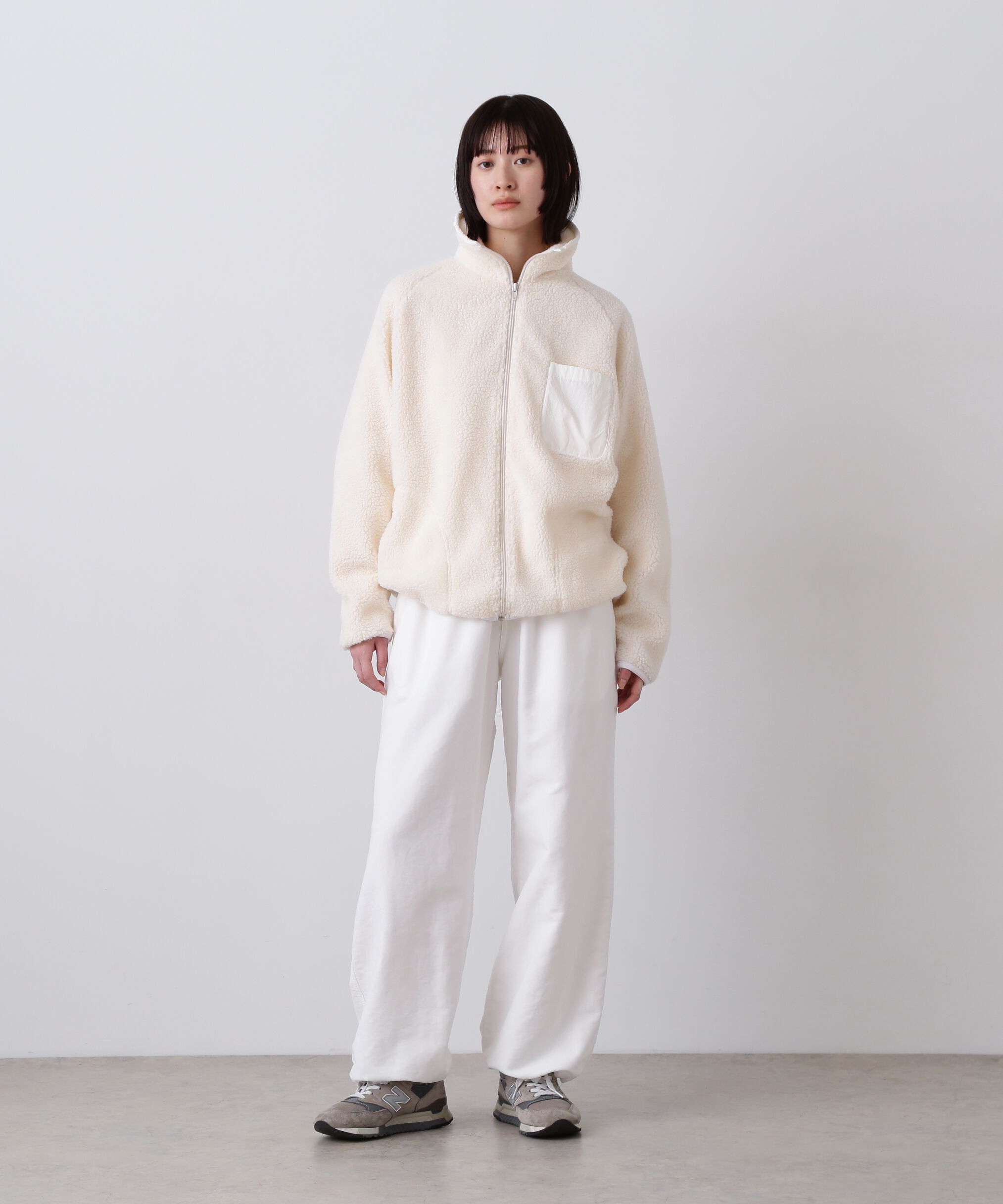 YLEVE 「Ｙ / RECYCLE POLYESTER BOA BLOUSON」|ブルゾン・スタジャン|