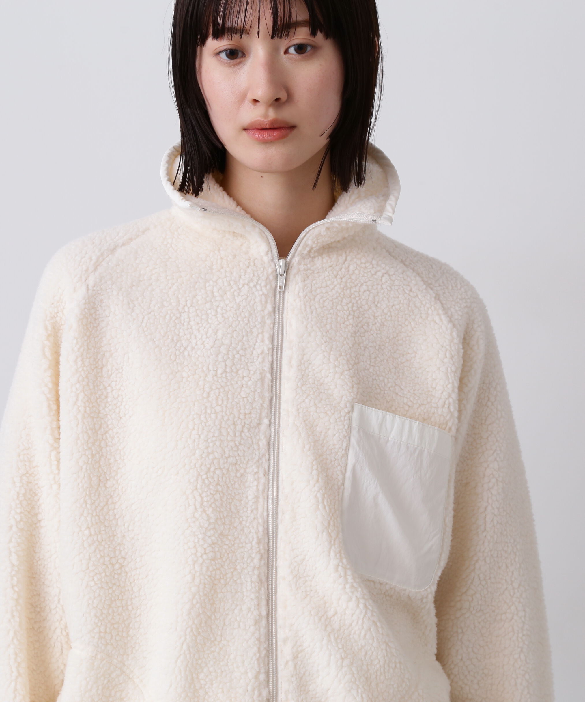 YLEVE 「Ｙ / RECYCLE POLYESTER BOA BLOUSON」|ブルゾン・スタジャン|