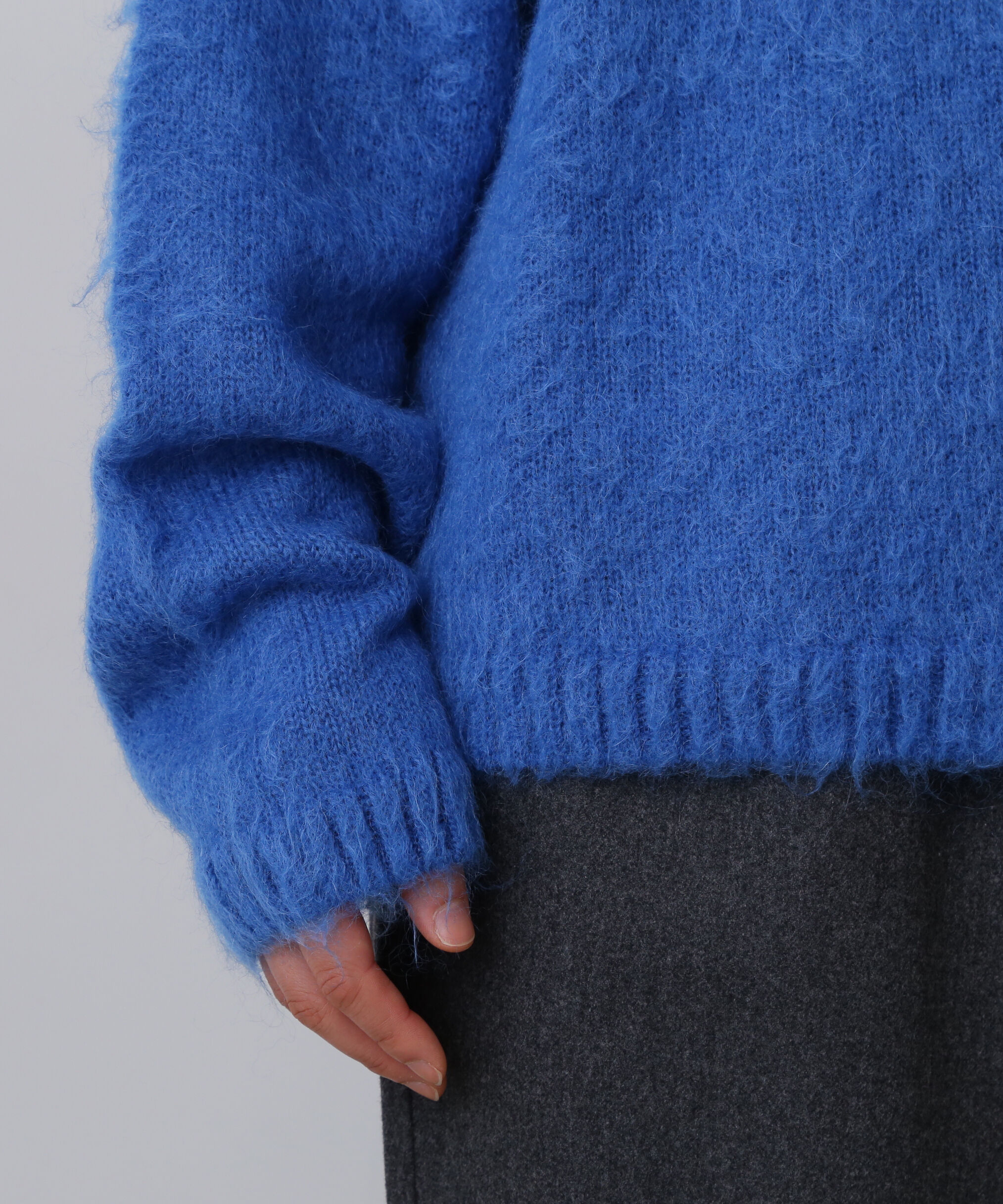 YLEVE 「YLEVE / MOHAIR NAPPING KNIT PULL OVER」|ニット・セーター|