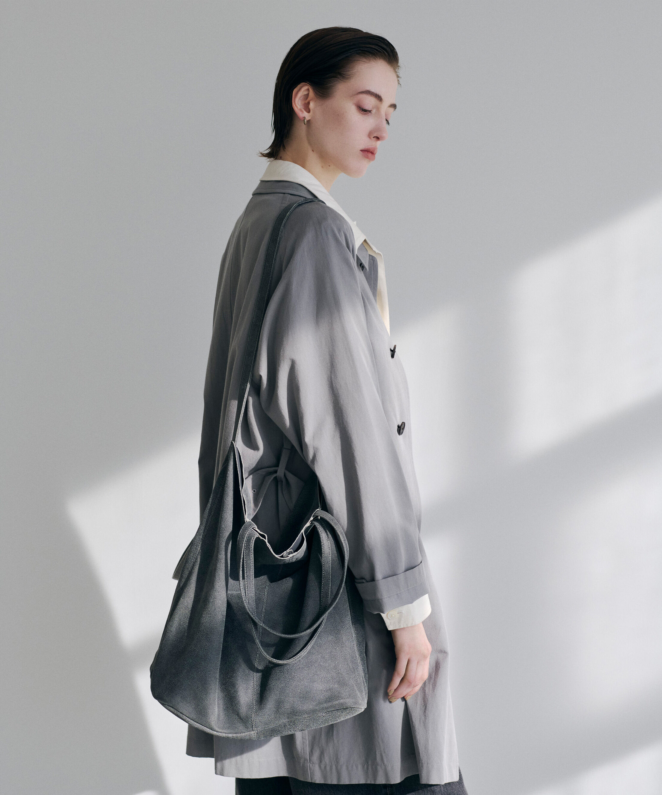 YLEVE 「YLEVE / COTTON BREND CHAMBRAY COAT」|その他|