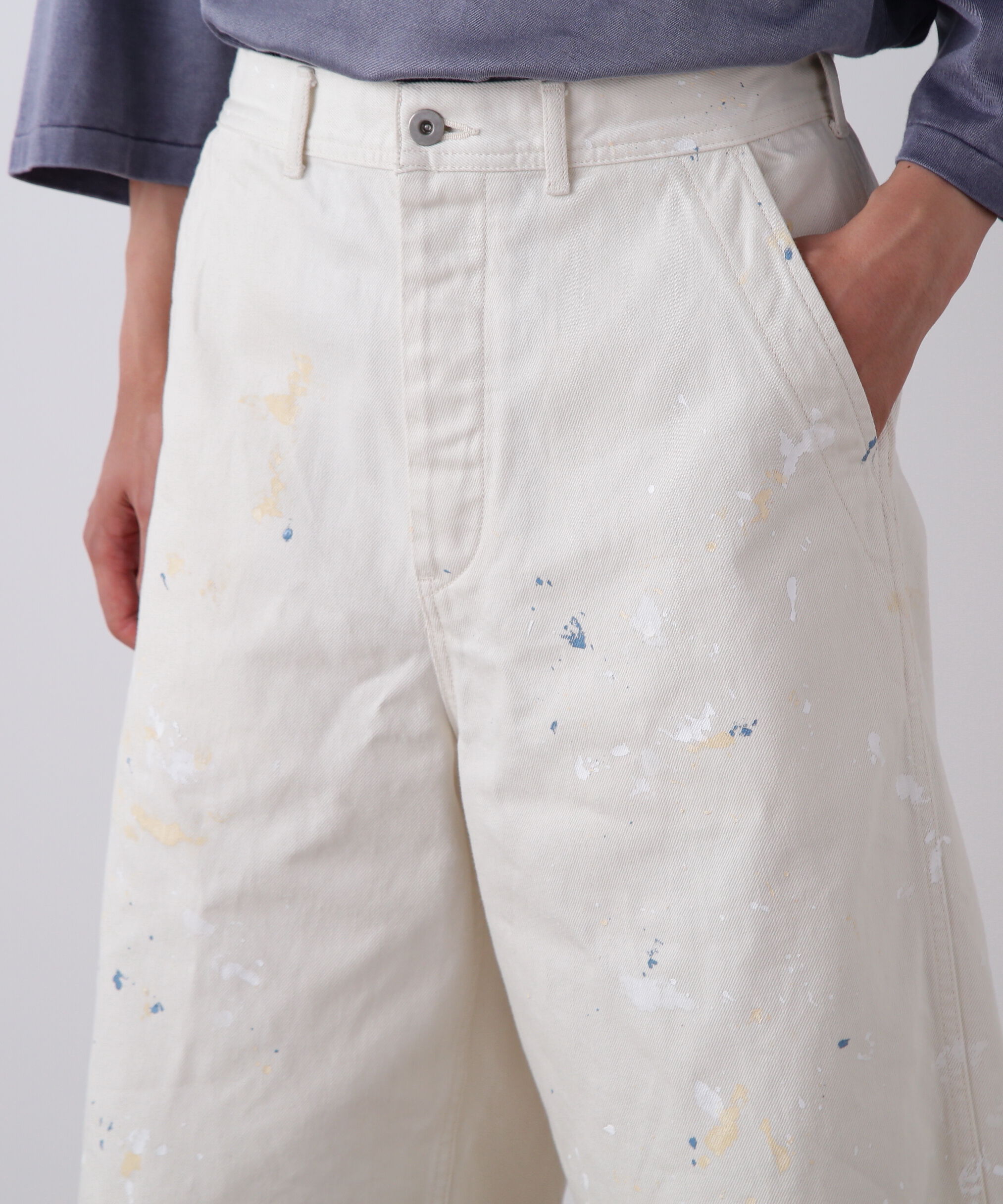 YLEVE 「YLEVE / HAND PAINT DENIM SHORTS」|その他|