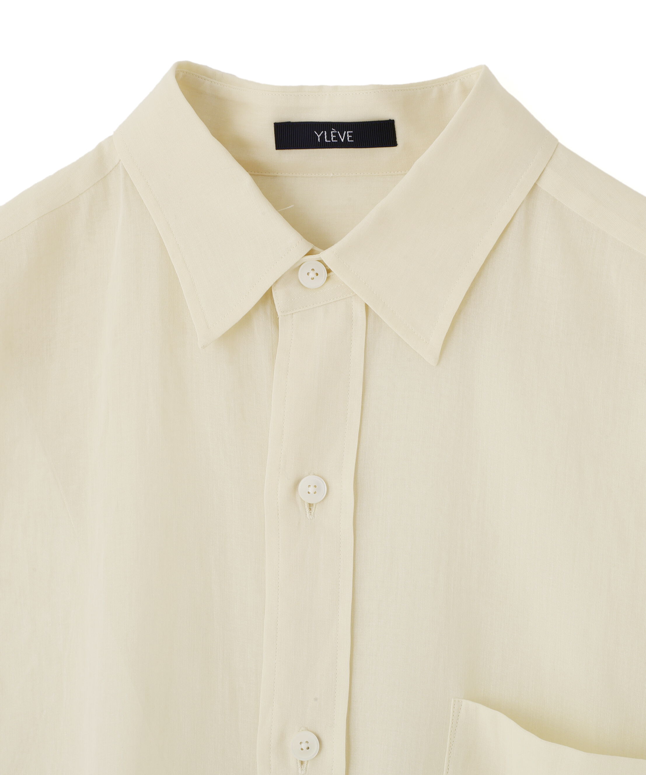 YLEVE 「YLEVE / COTTON VOILE LAWN LONG SLEEVE SHIRT」|シャツ・ブラウス|