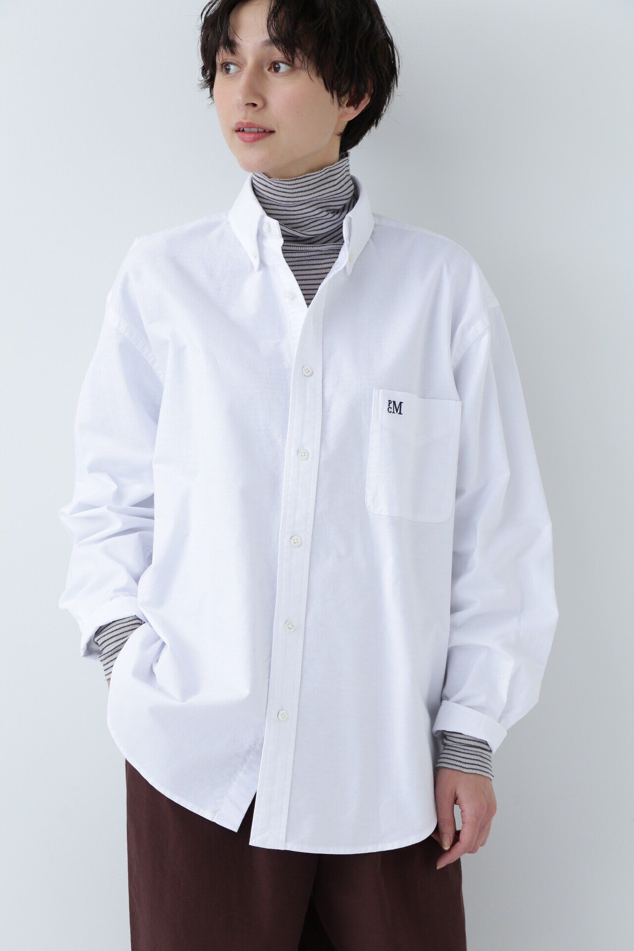  「◆　ボタンダウンシャツ」|シャツ・ブラウス|ホワイト