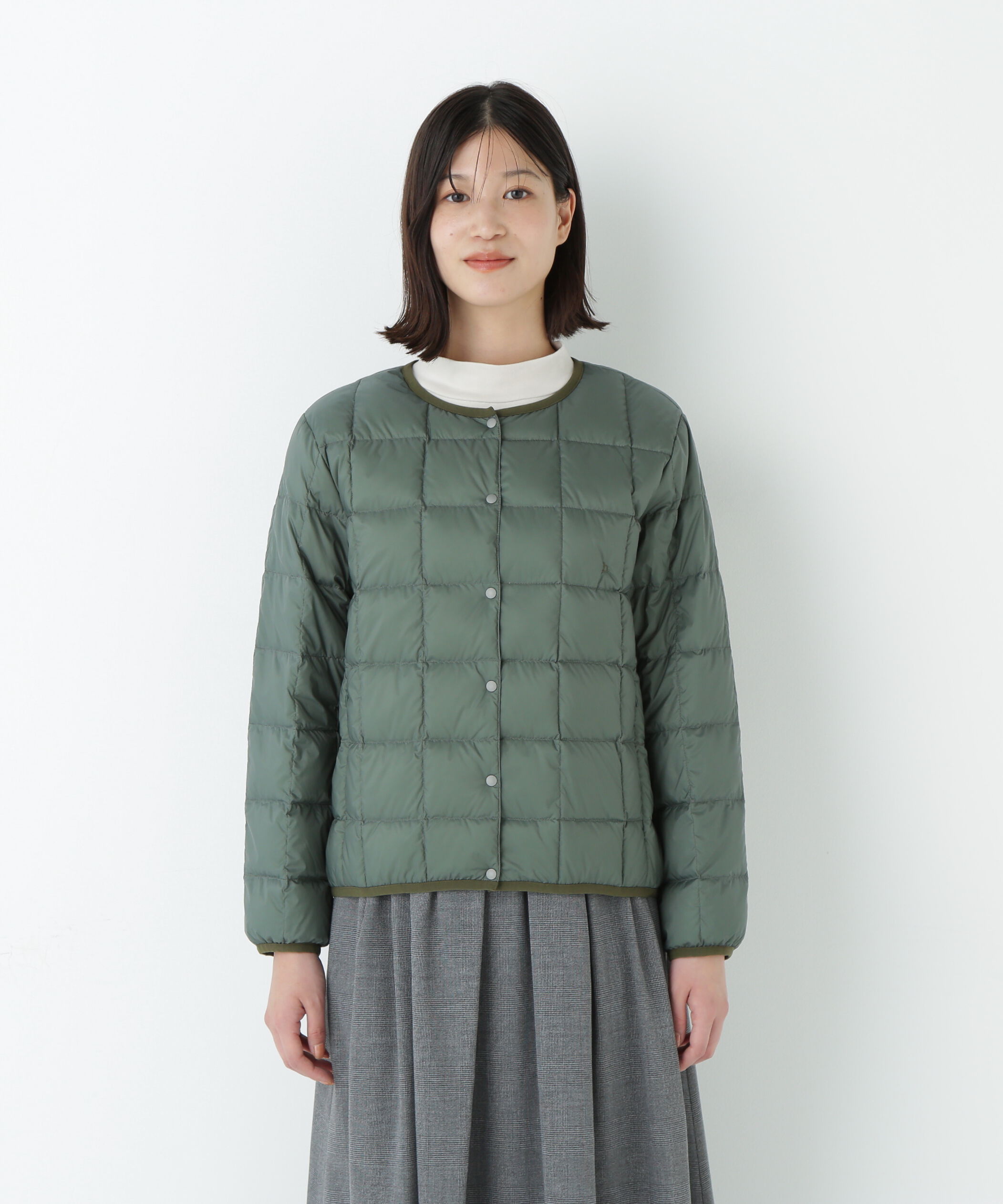  「◆≪ＴＡＩＯＮコラボ≫リバーシブルクルーネックダウンブルゾン」|ブルゾン・スタジャン|