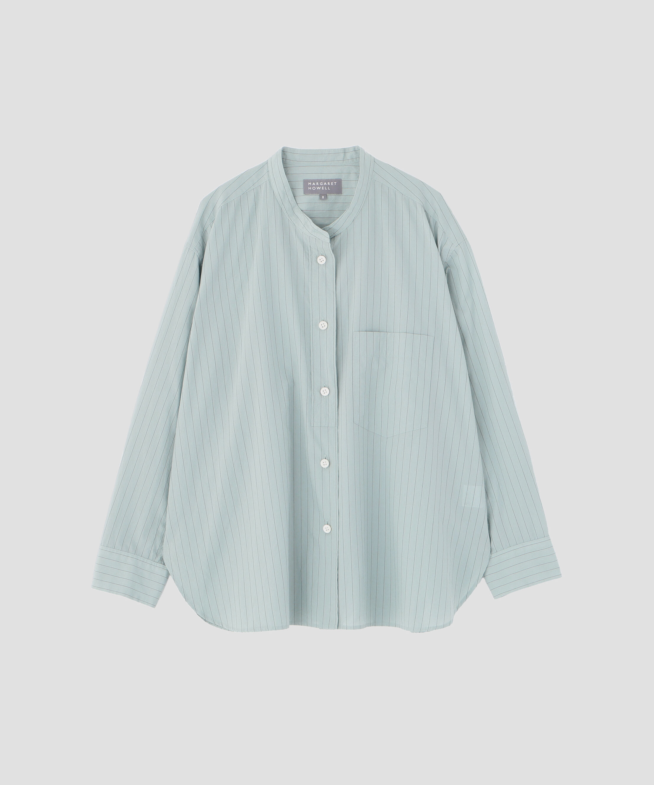  「SIMPLE STRIPE COTTON SHIRT」|シャツ・ブラウス|