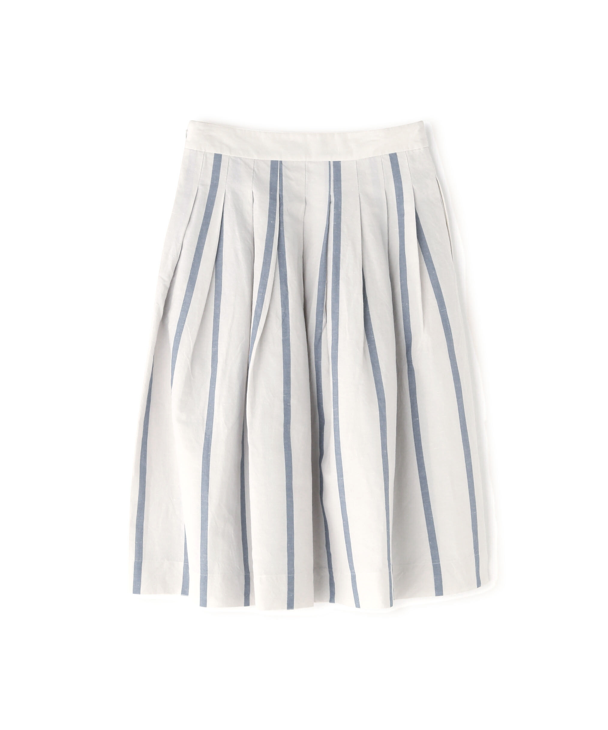  「BOLD STRIPE COTTON LINEN SKIRT」|スカート|