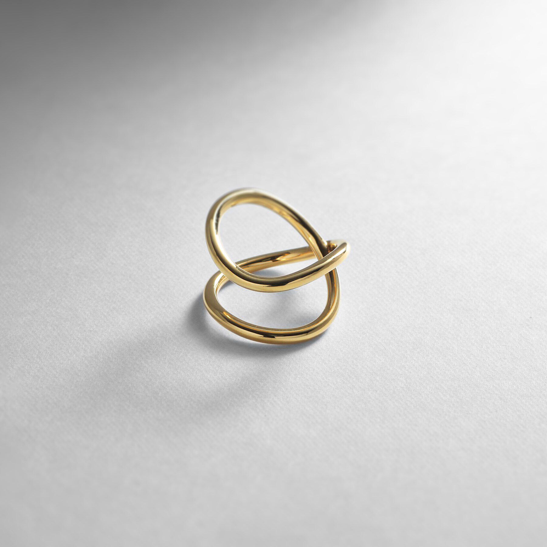 COCOSHNIK ONKITSCH「シルバー ラインリング スロープ GP」|リング|