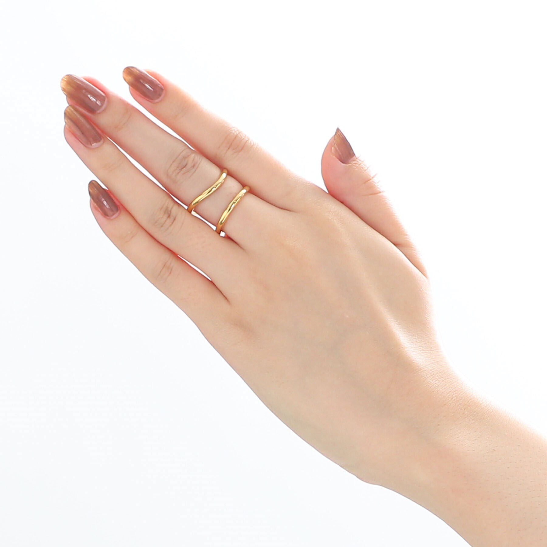 COCOSHNIK ONKITSCH「シルバー ラインリング スロープ GP」|リング|