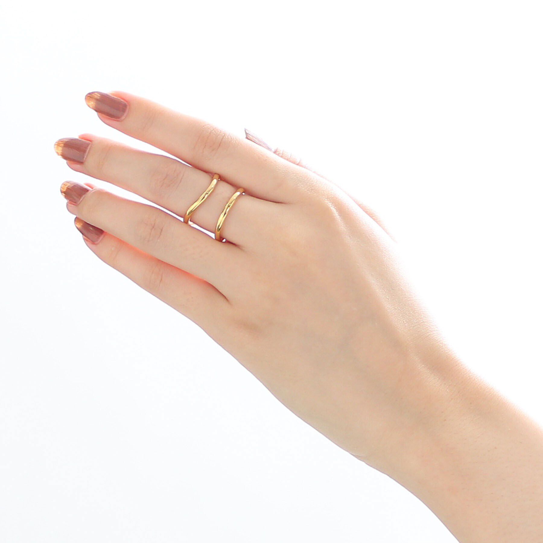 COCOSHNIK ONKITSCH「シルバー ラインリング スロープ GP」|リング|