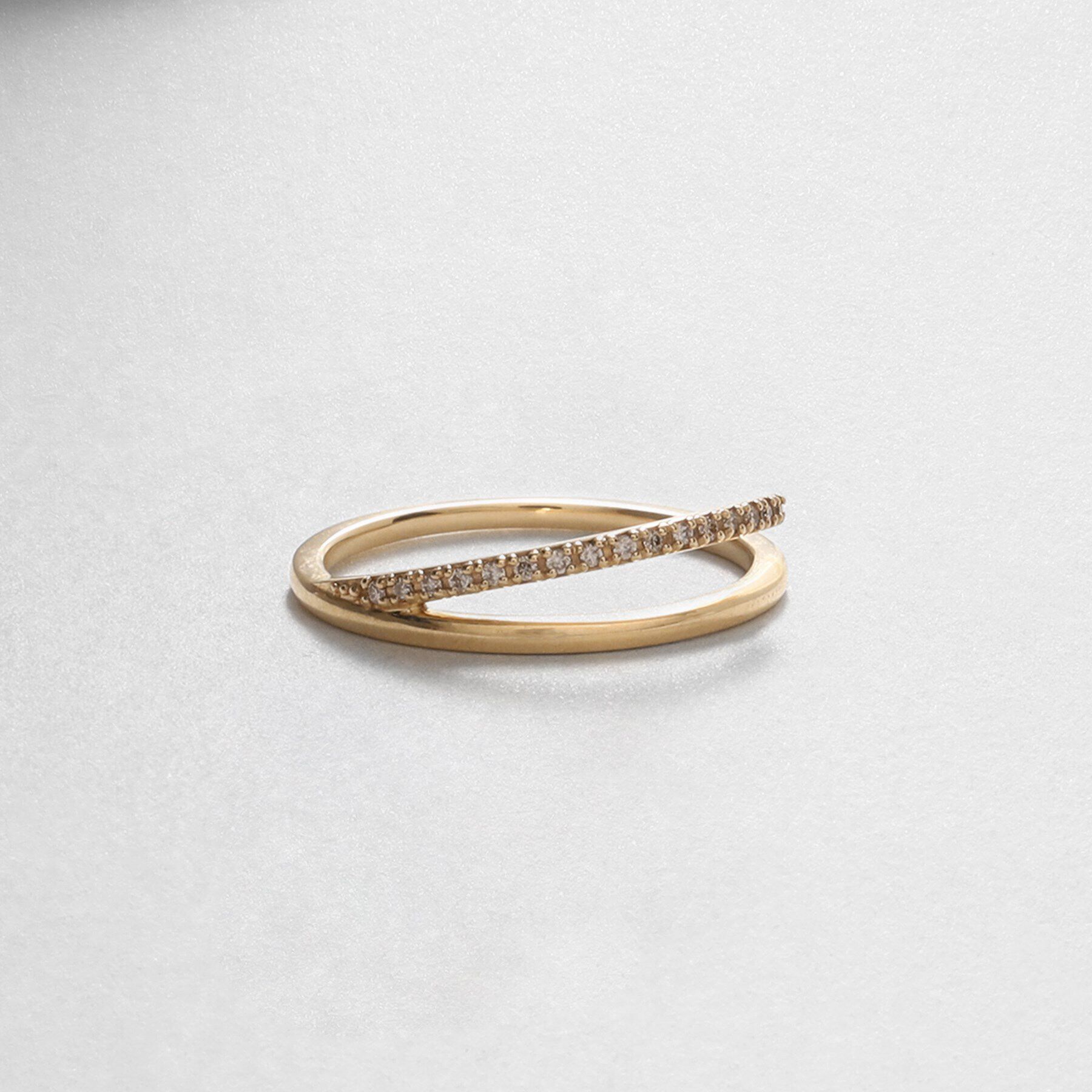 COCOSHNIK「K10ダイヤモンド ブランチ リング」|リング|