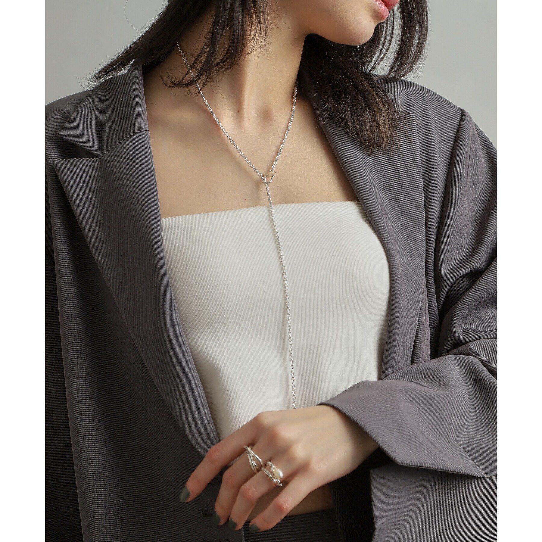 COCOSHNIK ONKITSCH「シルバー バンドリング トリプル」|リング|