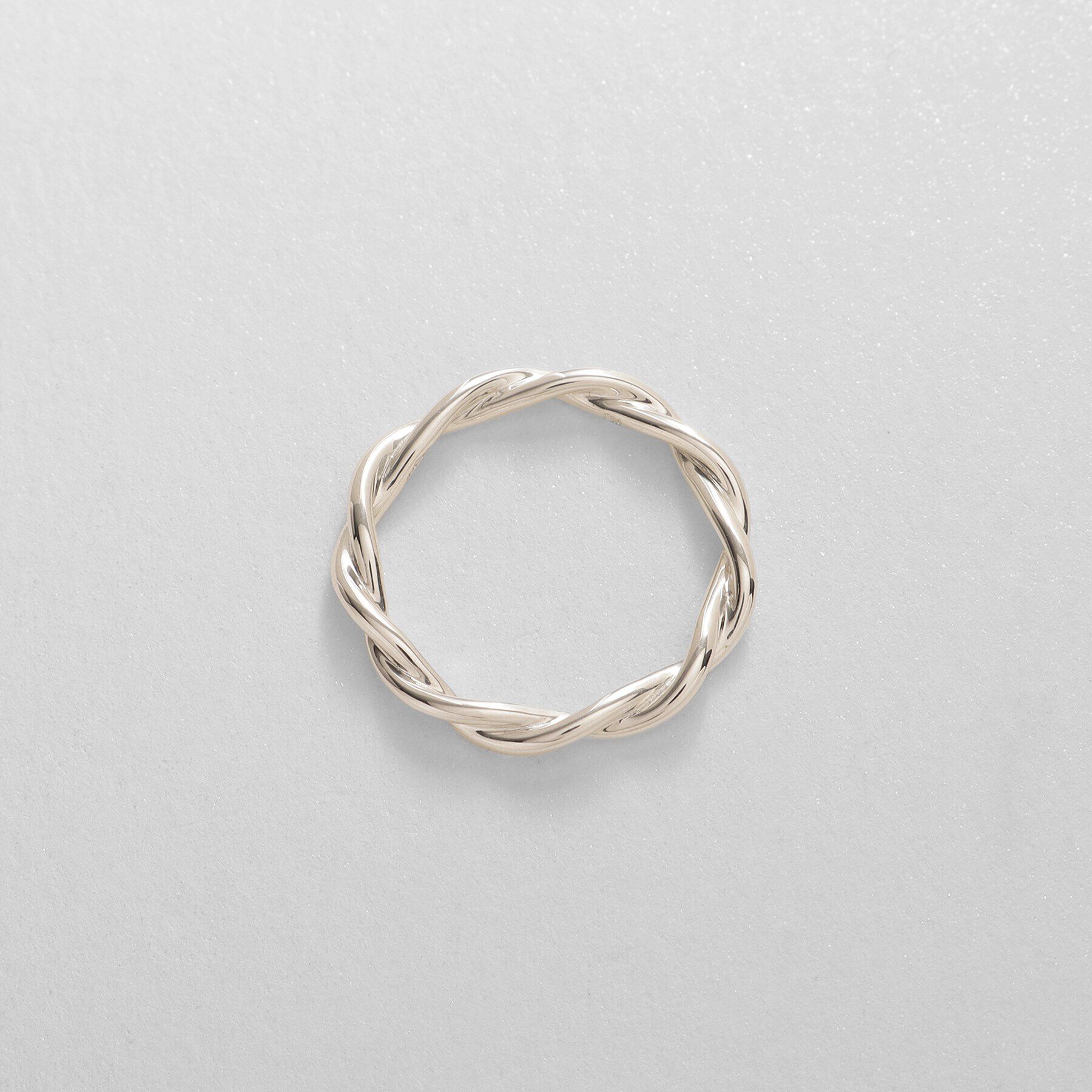 COCOSHNIK ONKITSCH「シルバー ラインリング ツイストストリング」|リング|
