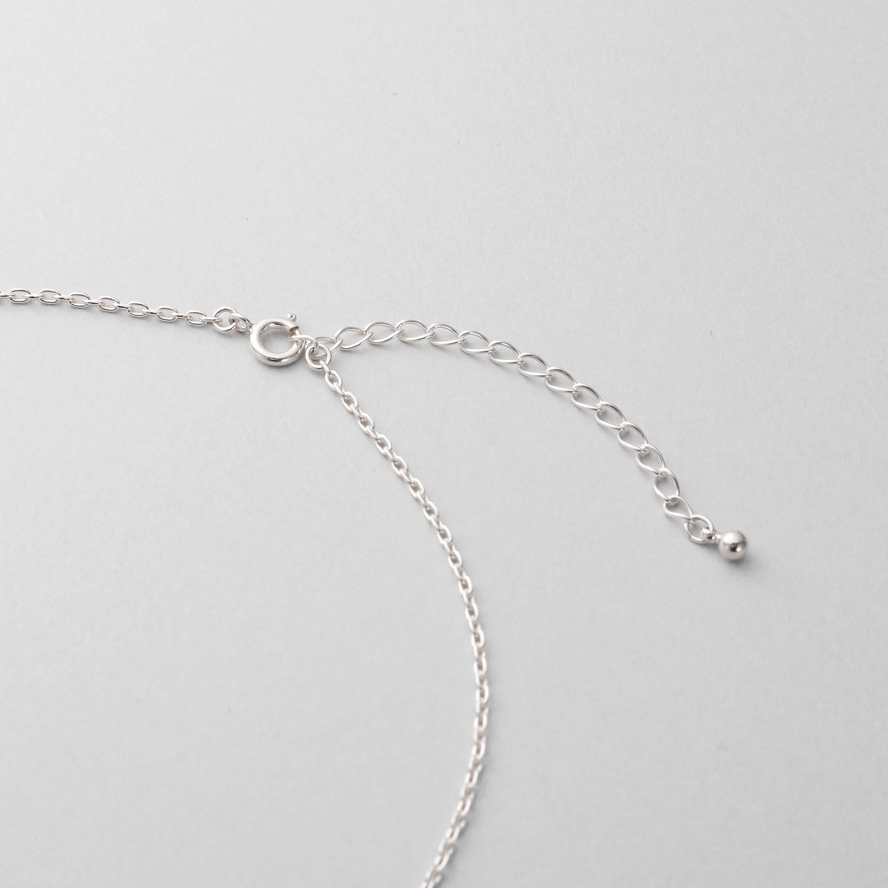 COCOSHNIK ONKITSCH「シルバー ナベットシェイプネックレス」|ネックレス|