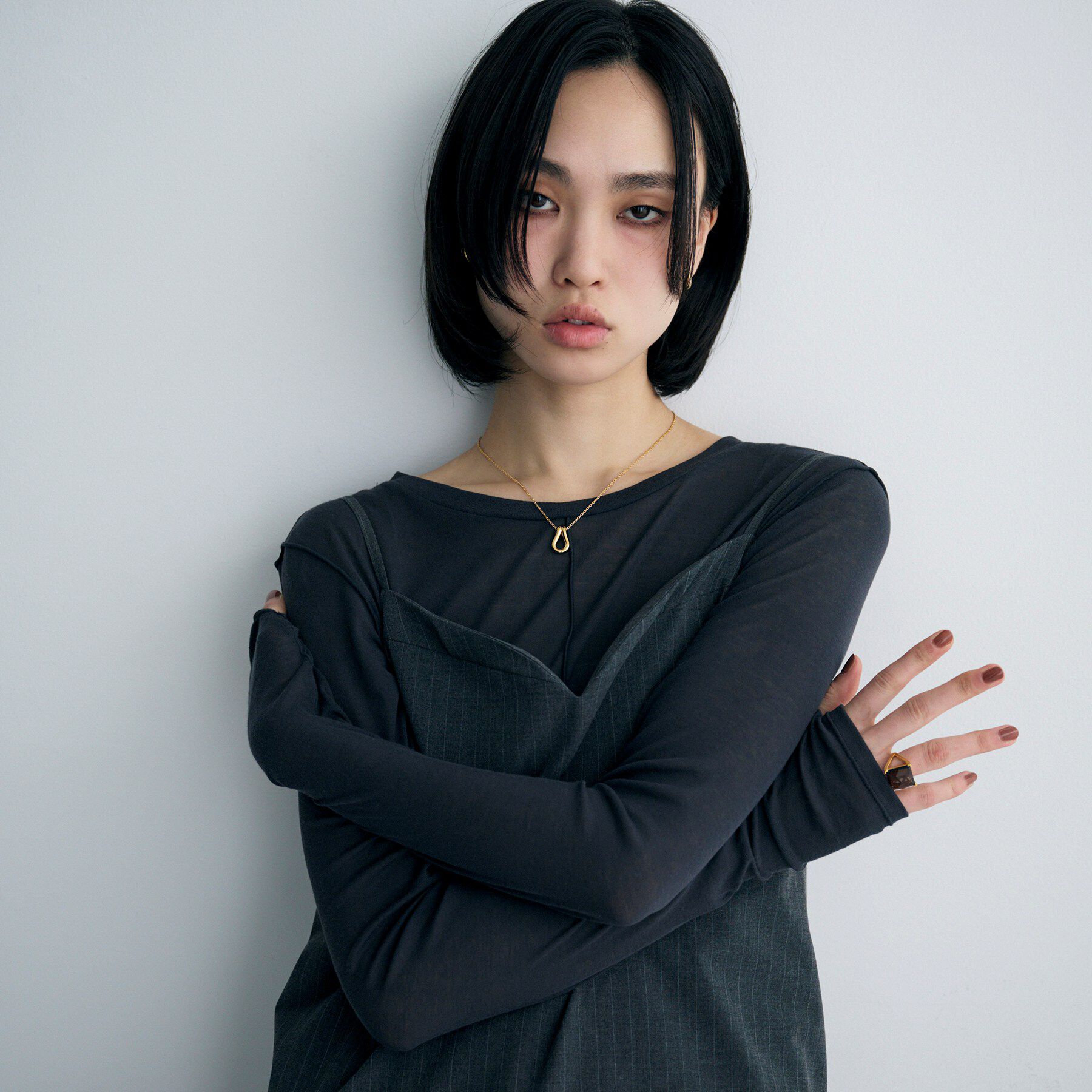 COCOSHNIK ONKITSCH「シルバー ホースシューモチーフネックレス GP」|ネックレス|