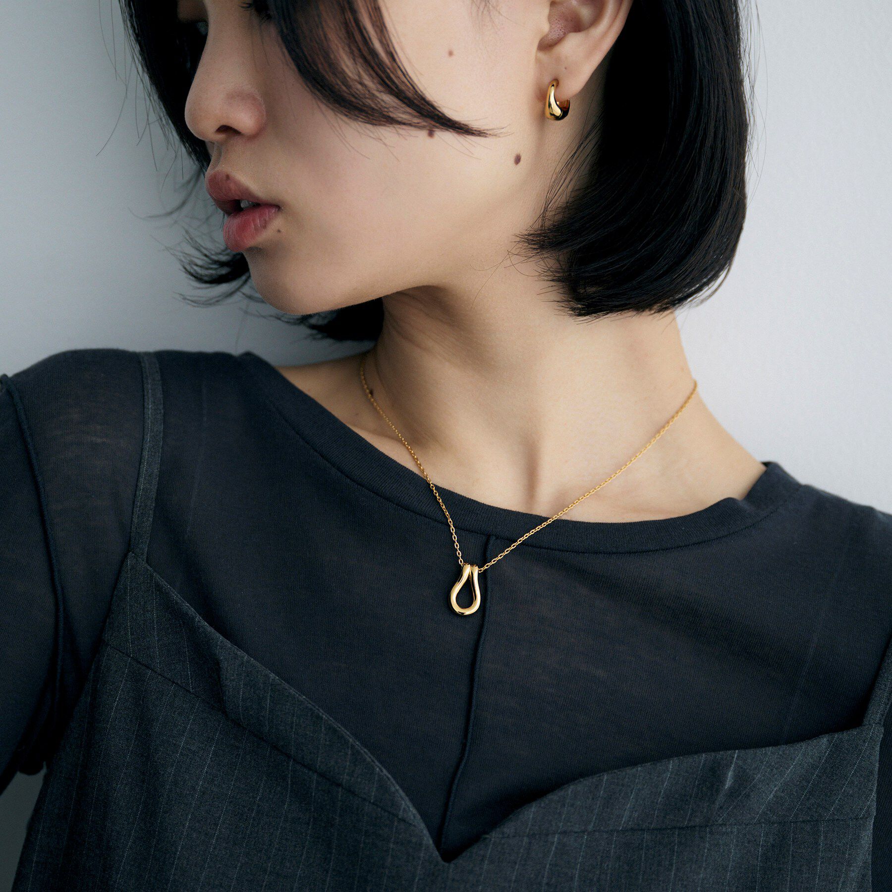 COCOSHNIK ONKITSCH「シルバー ホースシューモチーフネックレス GP」|ネックレス|