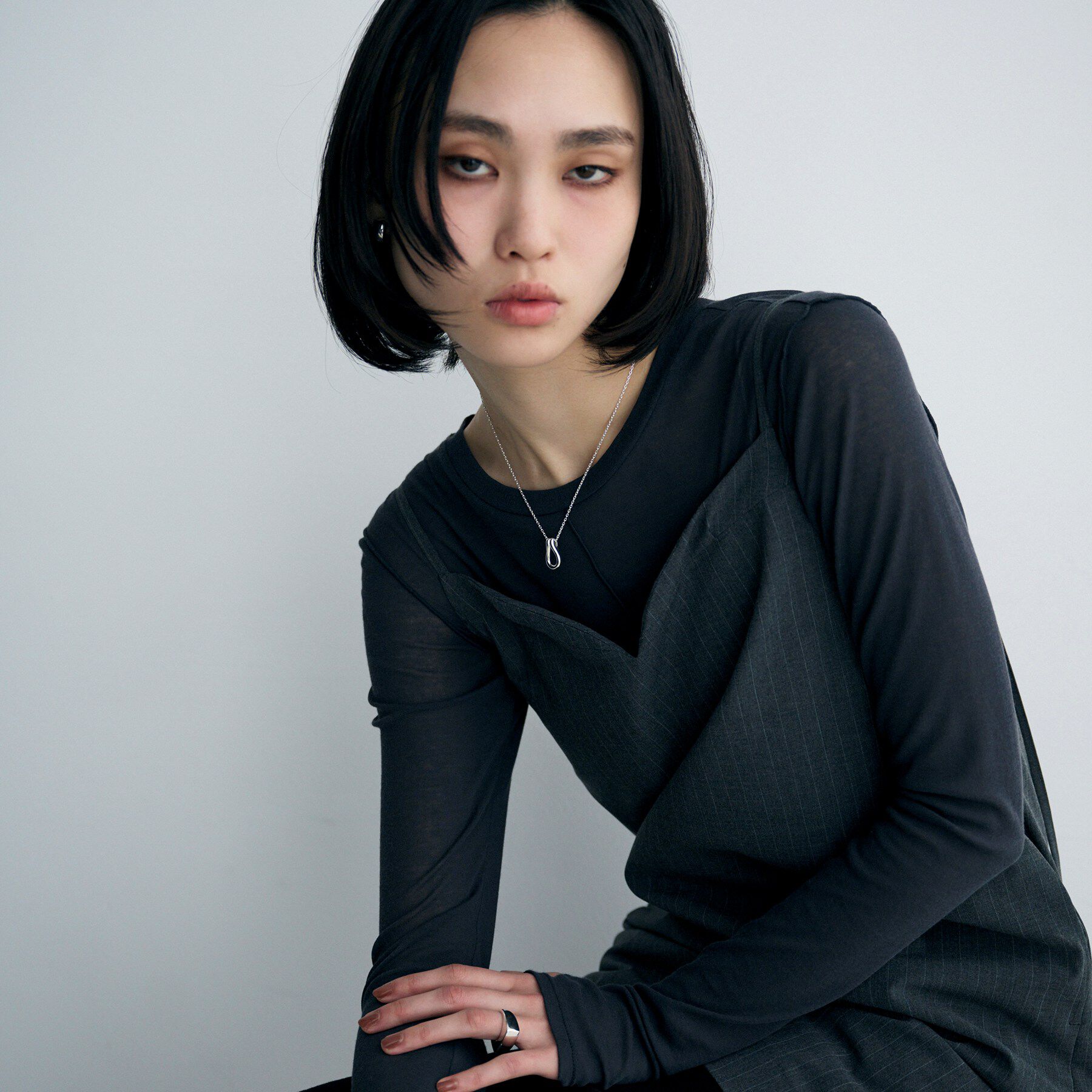 COCOSHNIK ONKITSCH「シルバー ホースシューモチーフネックレス」|ネックレス|