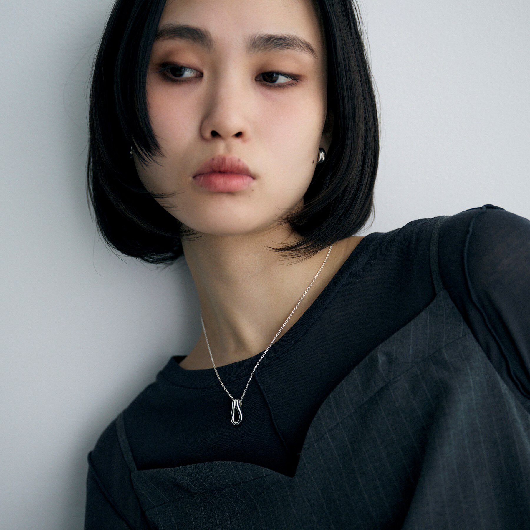 COCOSHNIK ONKITSCH「シルバー ホースシューモチーフネックレス」|ネックレス|