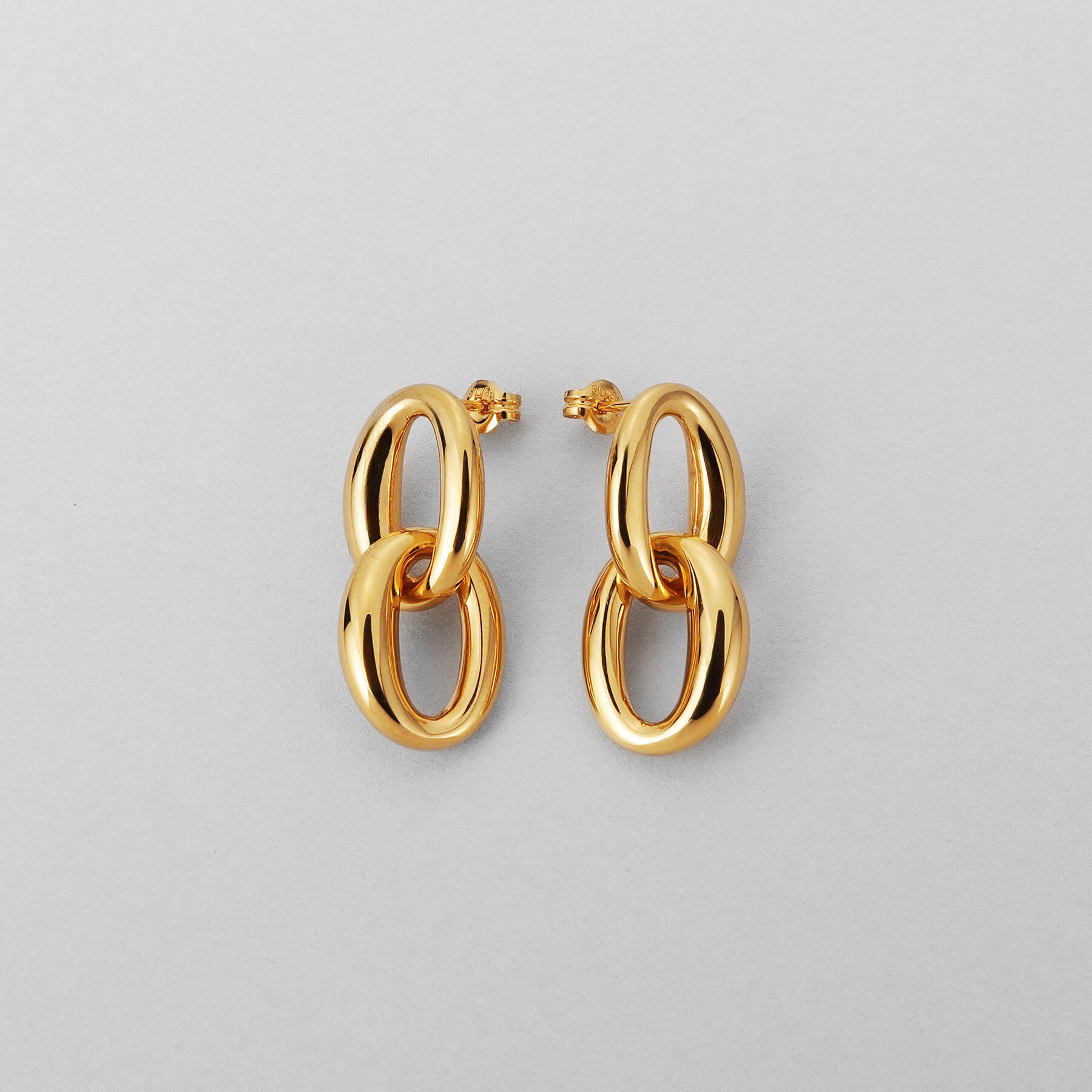 COCOSHNIK ONKITSCH「シルバー ダブルドロップニュアンスピアス GP」|ピアス|