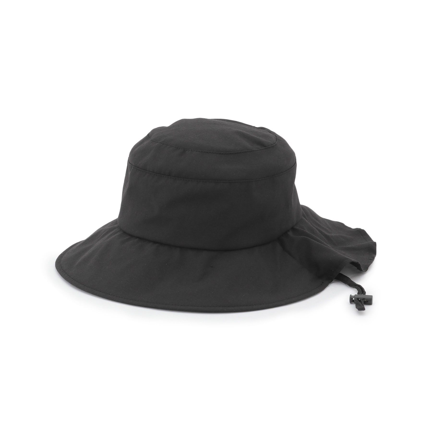 SHOO･LA･RUE「【防花粉機能付き】たれ付きハット」|ハット|ブラック(019)