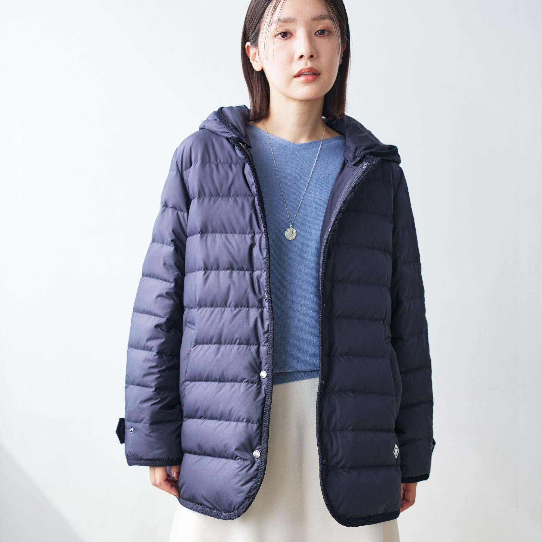 Dessin「【撥水・2WAY】ミュラーダウンコートミドル丈」|ダウン|