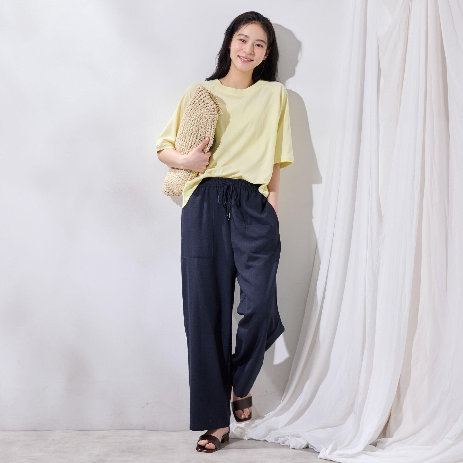 Dessin「【UVカット/接触冷感】フォルムカットソー」|Tシャツ・カットソー|