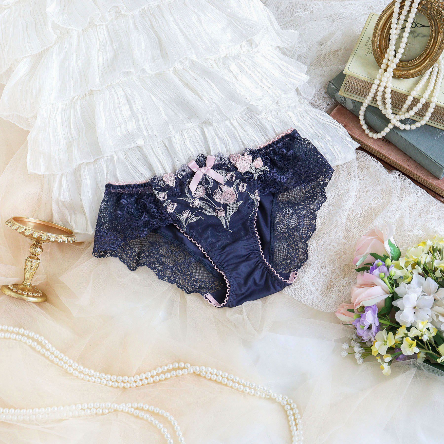 Risa Magli「ラリッサ ノーマルショーツ」|インナー|グレー(012)