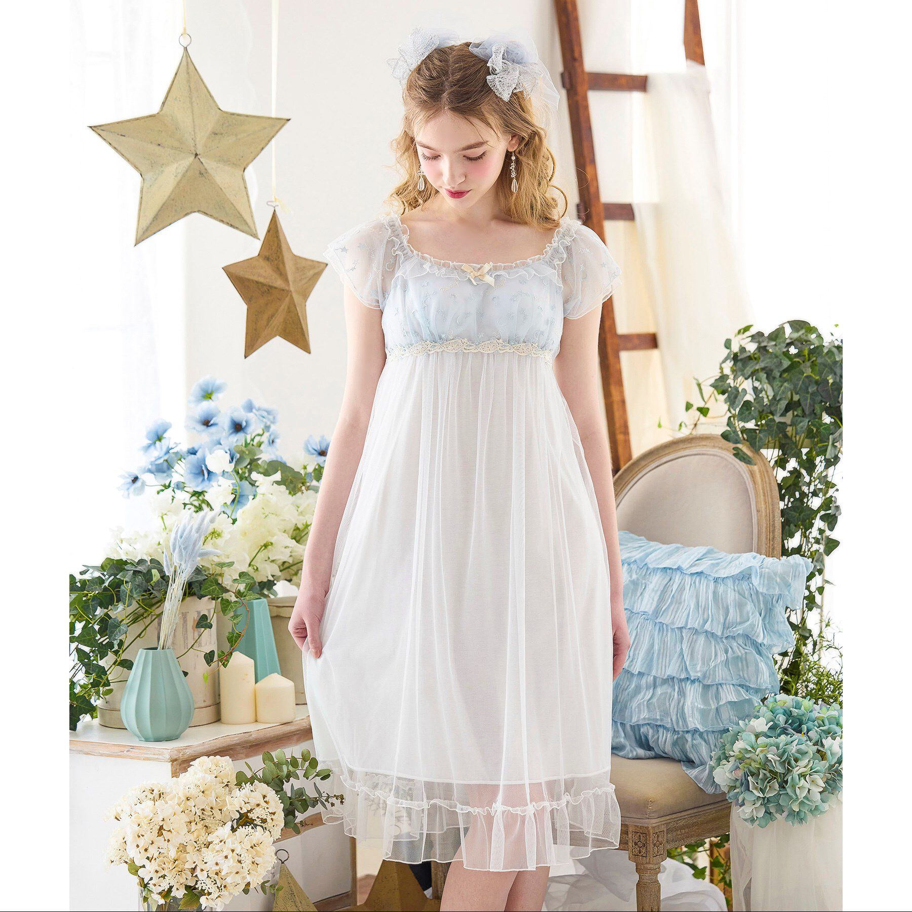 Risa Magli「ホリー カップ付マキシワンピース」|インナー|